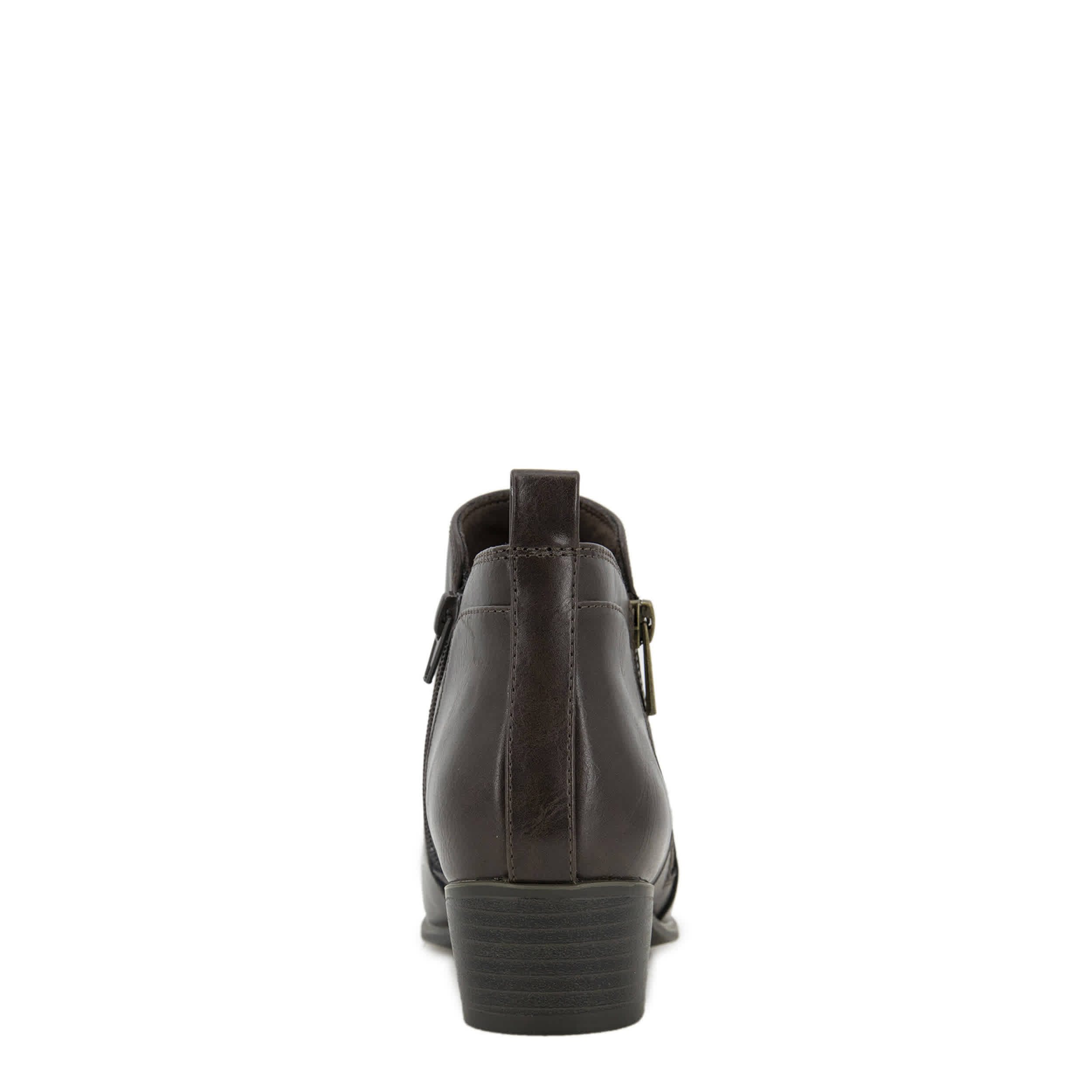 ESPRIT-WOMENS TIMBER ANKLE BOOT-DARK BROWN & 
