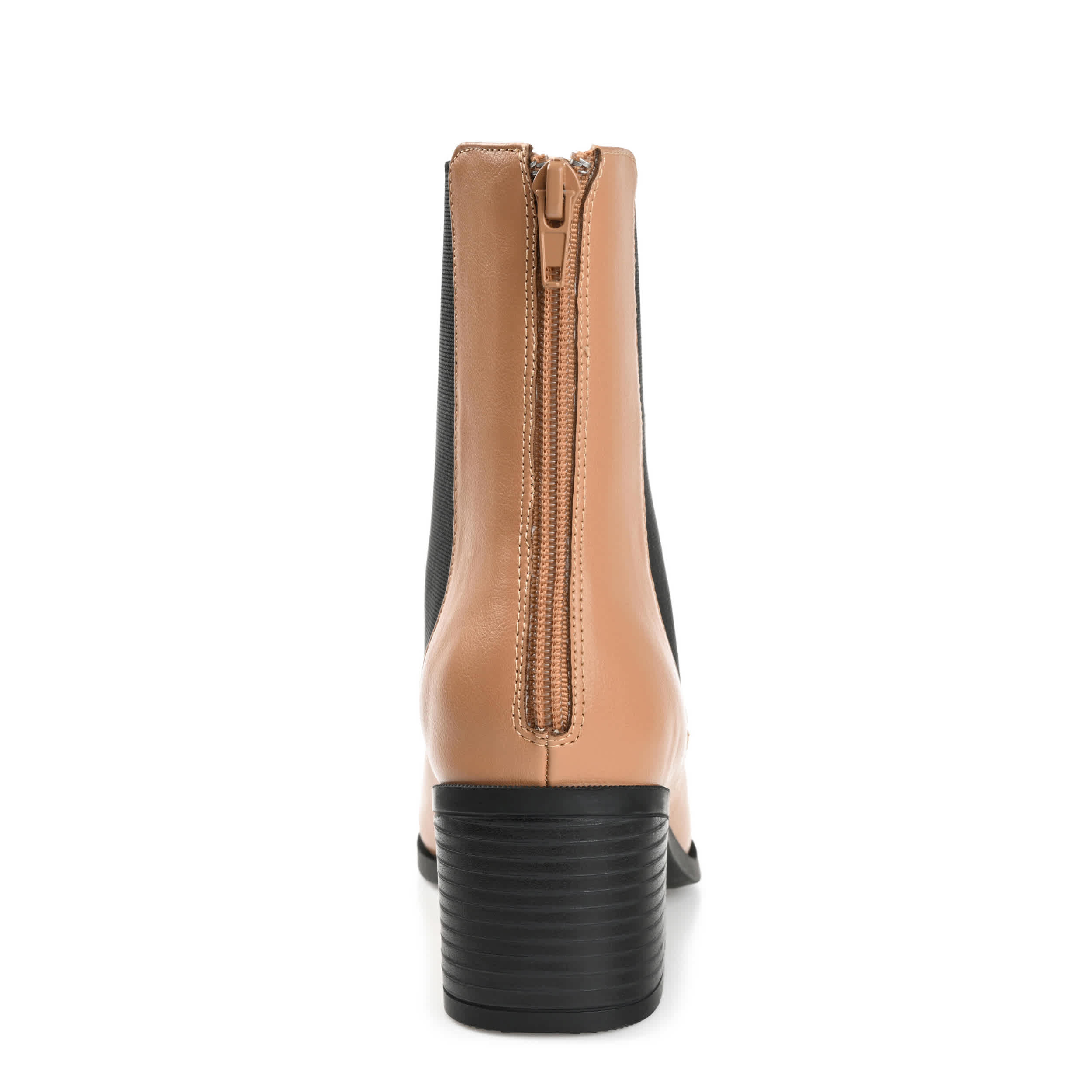 JOURNEE COLLECTION-WOMENS TAYSHIA ANKLE BOOT-TAN & 
