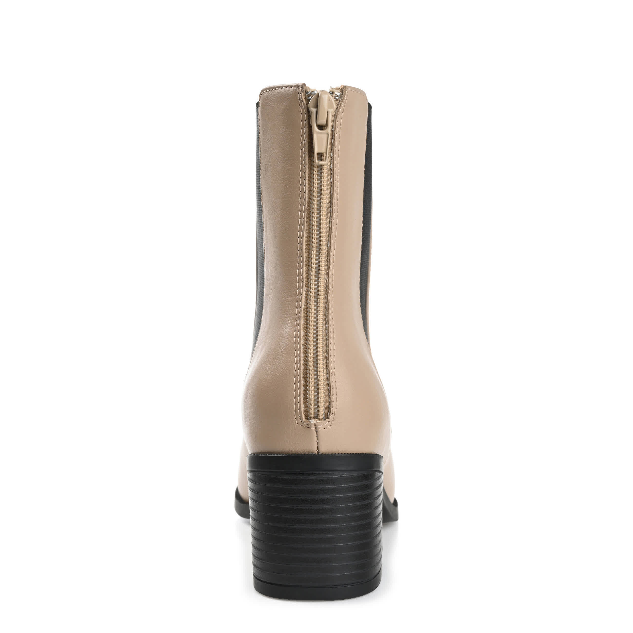 JOURNEE COLLECTION-WOMENS TAYSHIA ANKLE BOOT-TAUPE & 