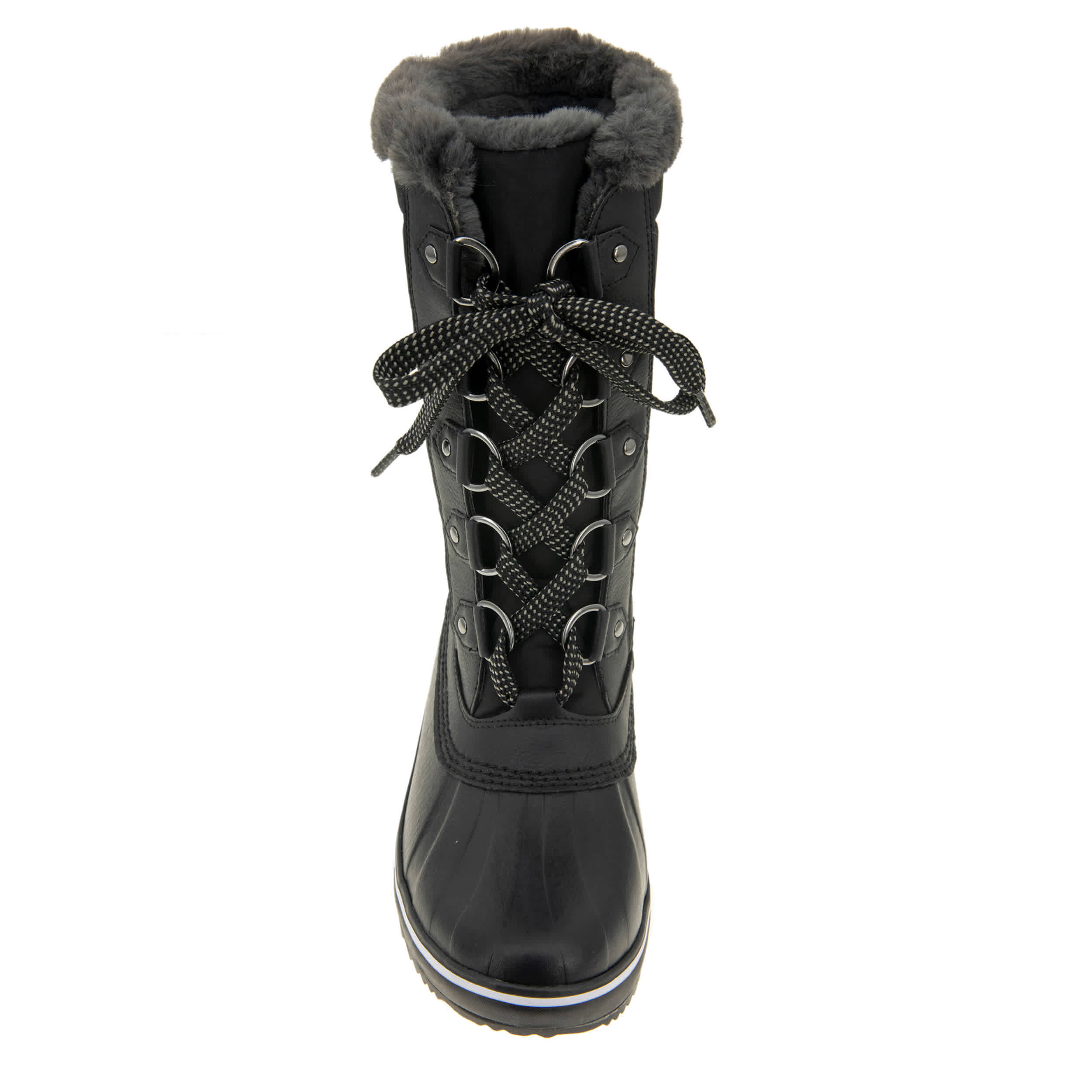 JBU-WOMENS SIBERIA WATER RESISTANT BOOT-BLACK & 