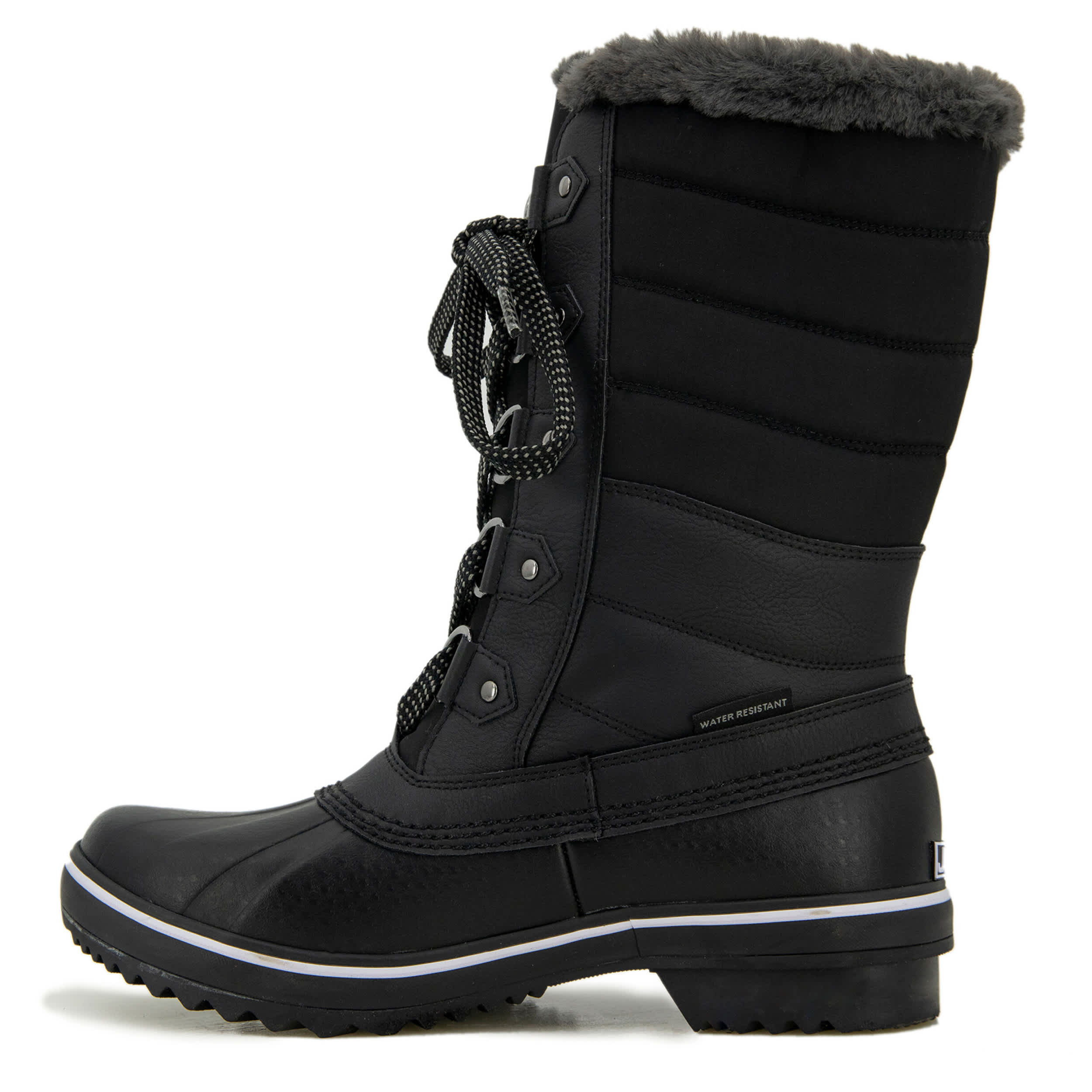 JBU-WOMENS SIBERIA WATER RESISTANT BOOT-BLACK & 