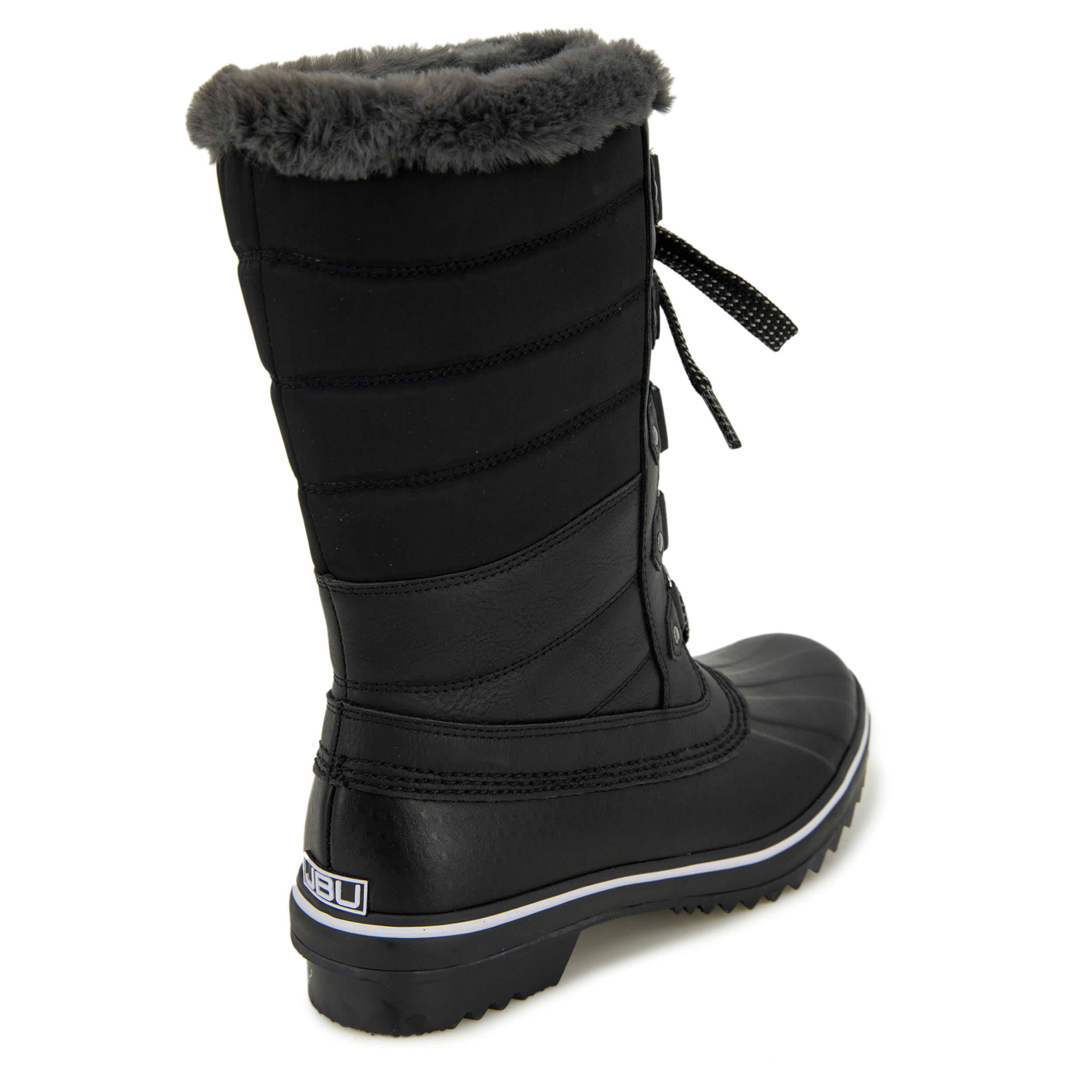 JBU-WOMENS SIBERIA WATER RESISTANT BOOT-BLACK & 