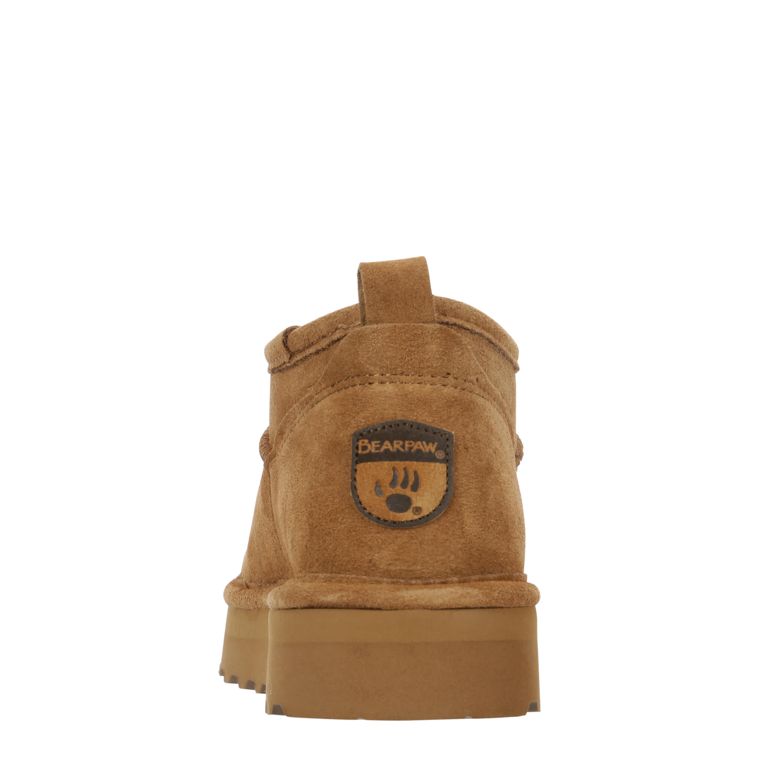 WOMENS DAPHNE WATER RESISTANT SHORTY PLATFORM FUR BOOT