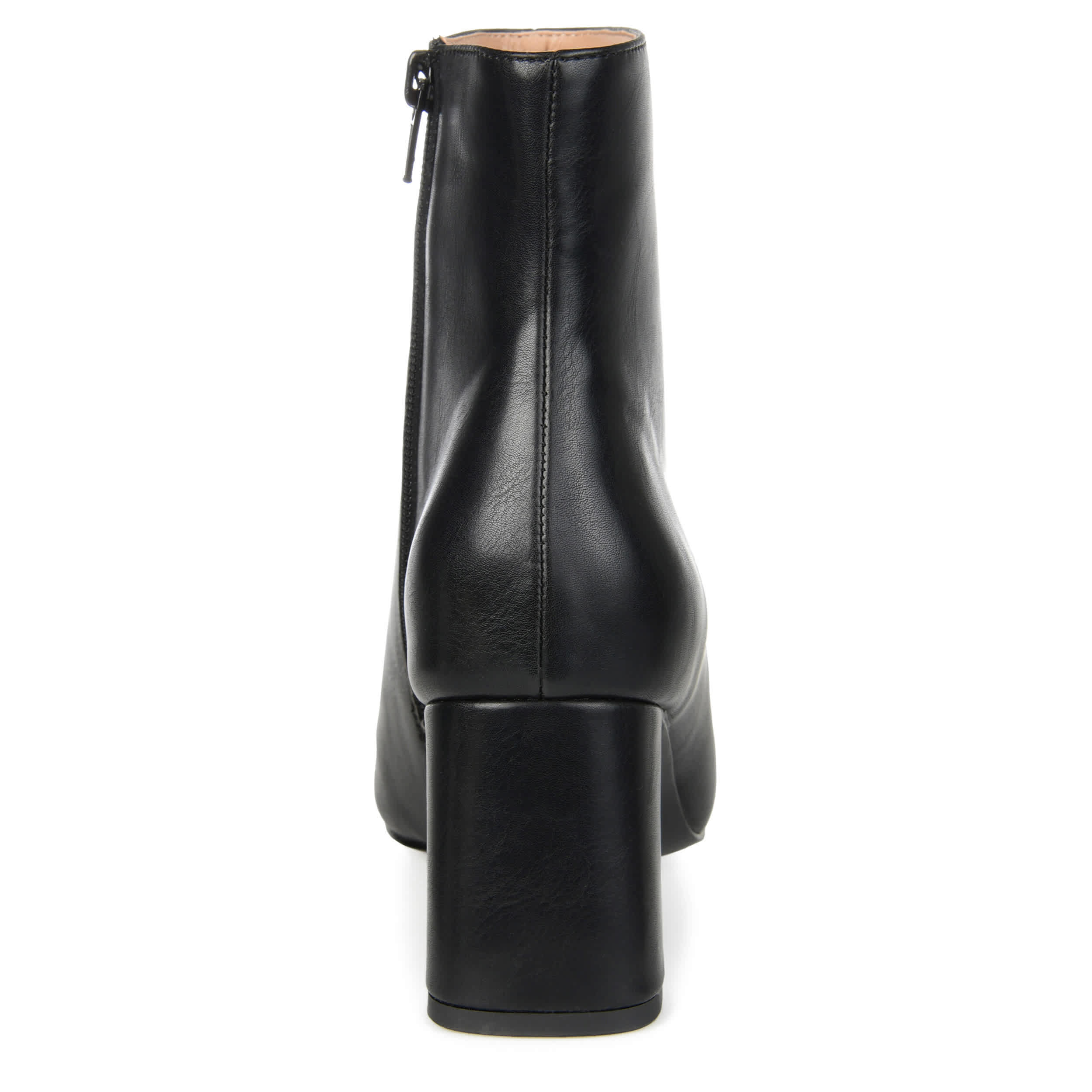 JOURNEE COLLECTION-WOMENS HAYLINN WIDE ANKLE BOOT-BLACK & 