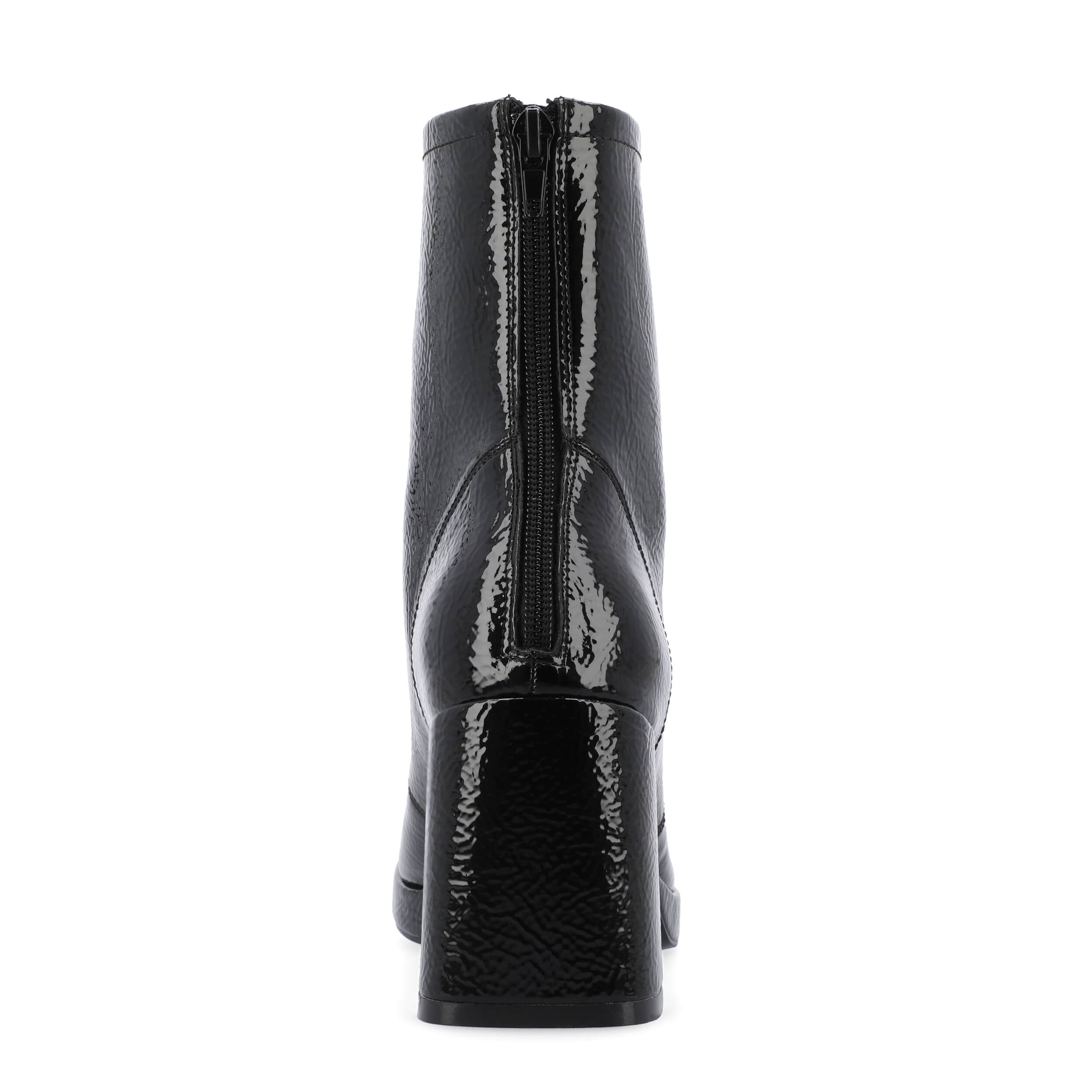 JOURNEE COLLECTION-WOMENS AYLANI ANKLE BOOT-BLACK & 
