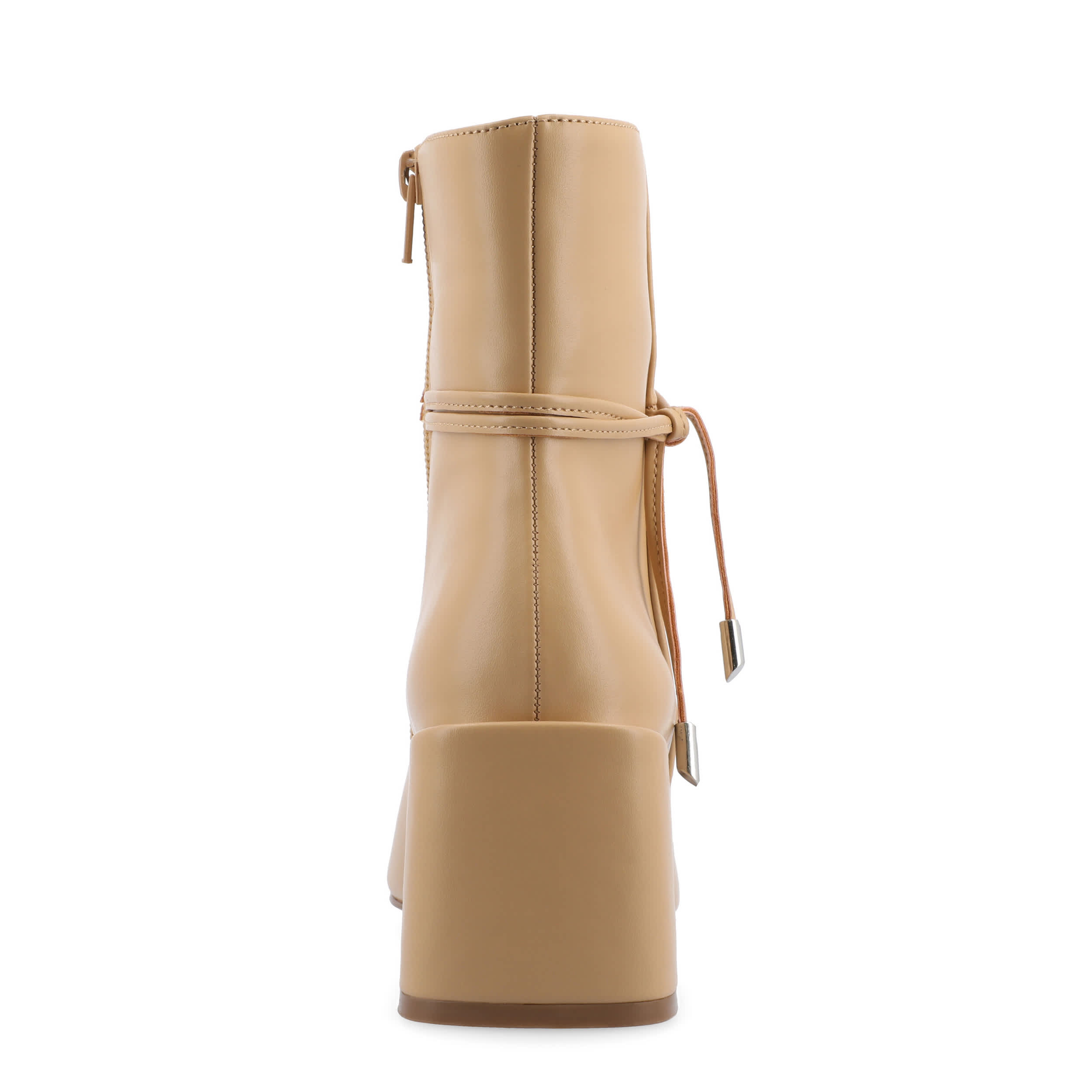 JOURNEE COLLECTION-WOMENS BEVERLEY ANKLE BOOT-TAN & 