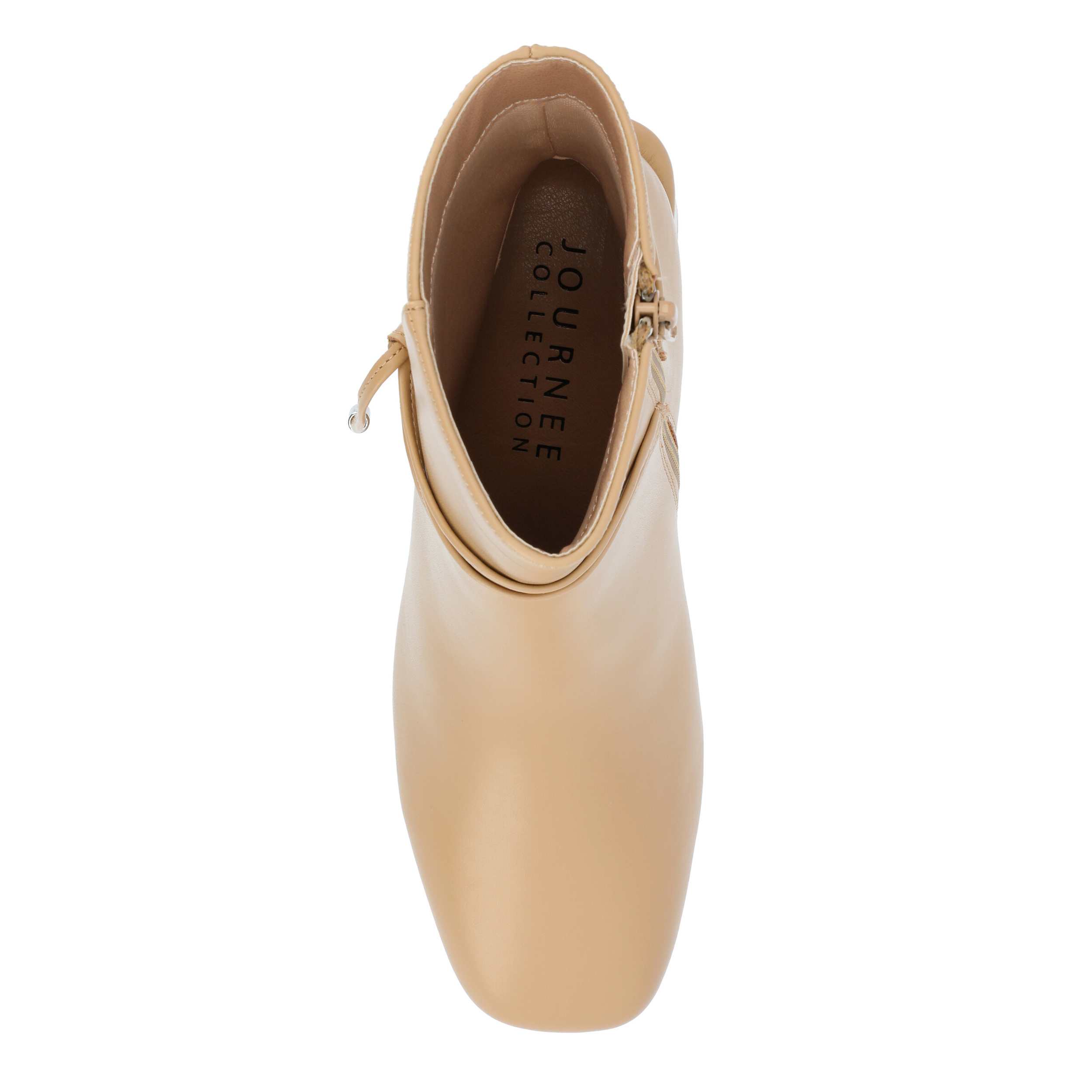 JOURNEE COLLECTION-WOMENS BEVERLEY ANKLE BOOT-TAN & 