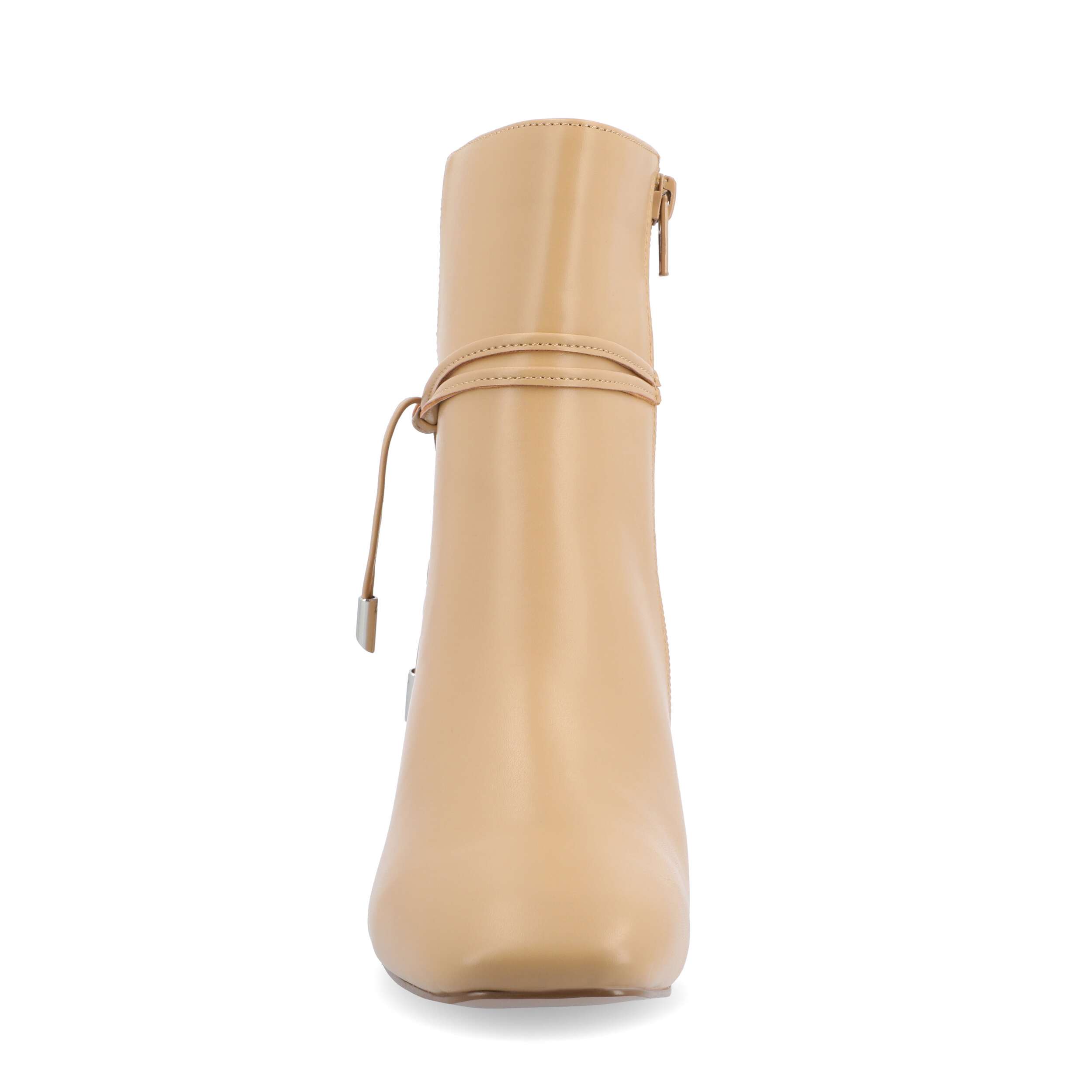 JOURNEE COLLECTION-WOMENS BEVERLEY WIDE ANKLE BOOT-TAN & 