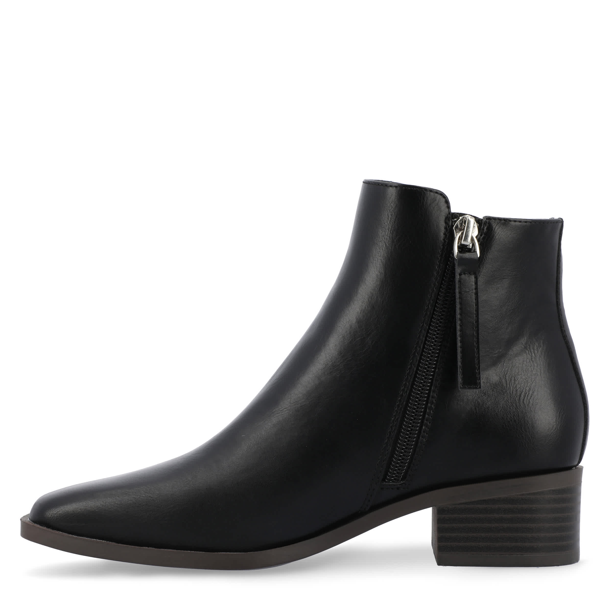 JOURNEE COLLECTION-WOMENS CAPPRI ANKLE BOOT-BLACK & 