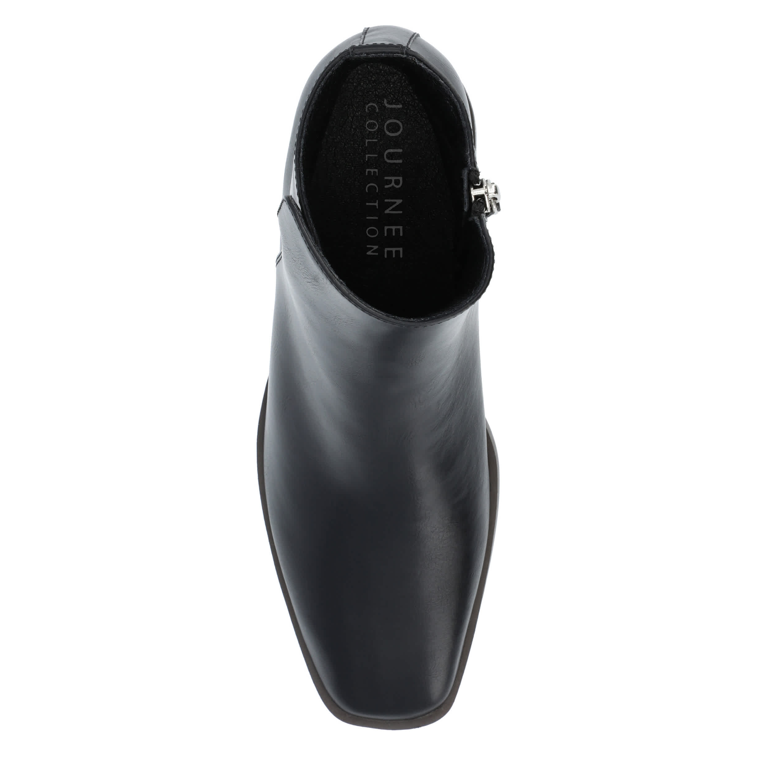 JOURNEE COLLECTION-WOMENS CAPPRI ANKLE BOOT-BLACK & 