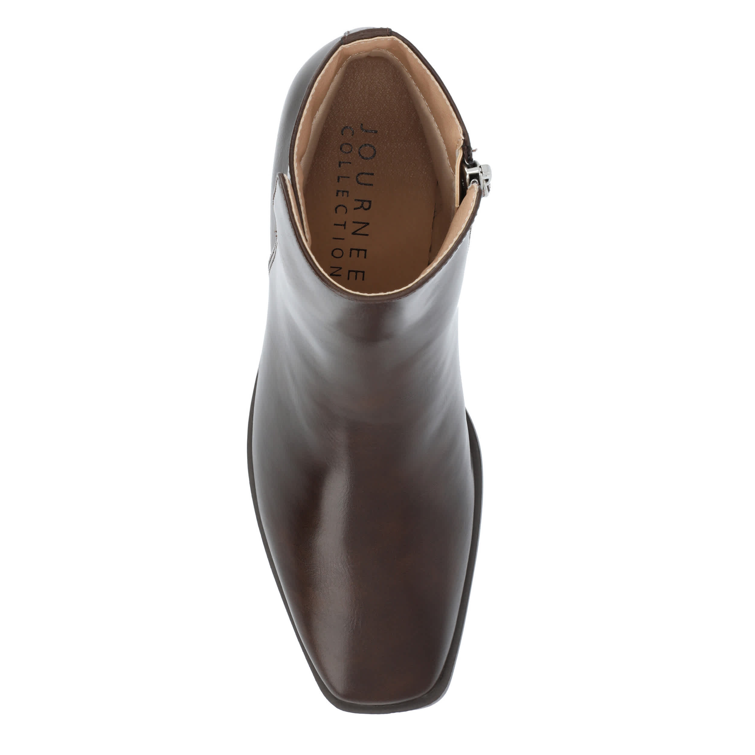 JOURNEE COLLECTION-WOMENS CAPPRI ANKLE BOOT-BROWN & 