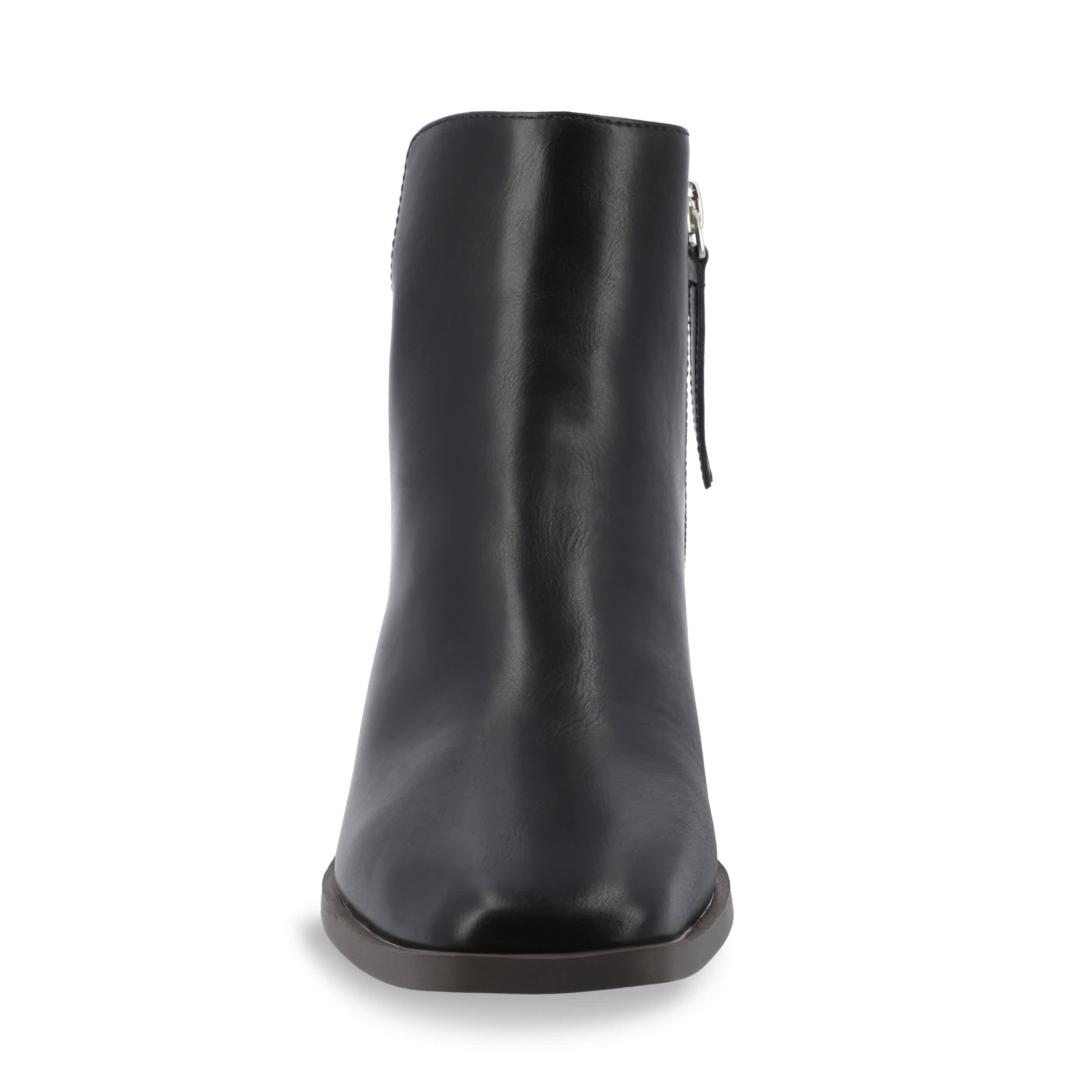 JOURNEE COLLECTION-WOMENS CAPPRI WIDE ANKLE BOOT-BLACK & 
