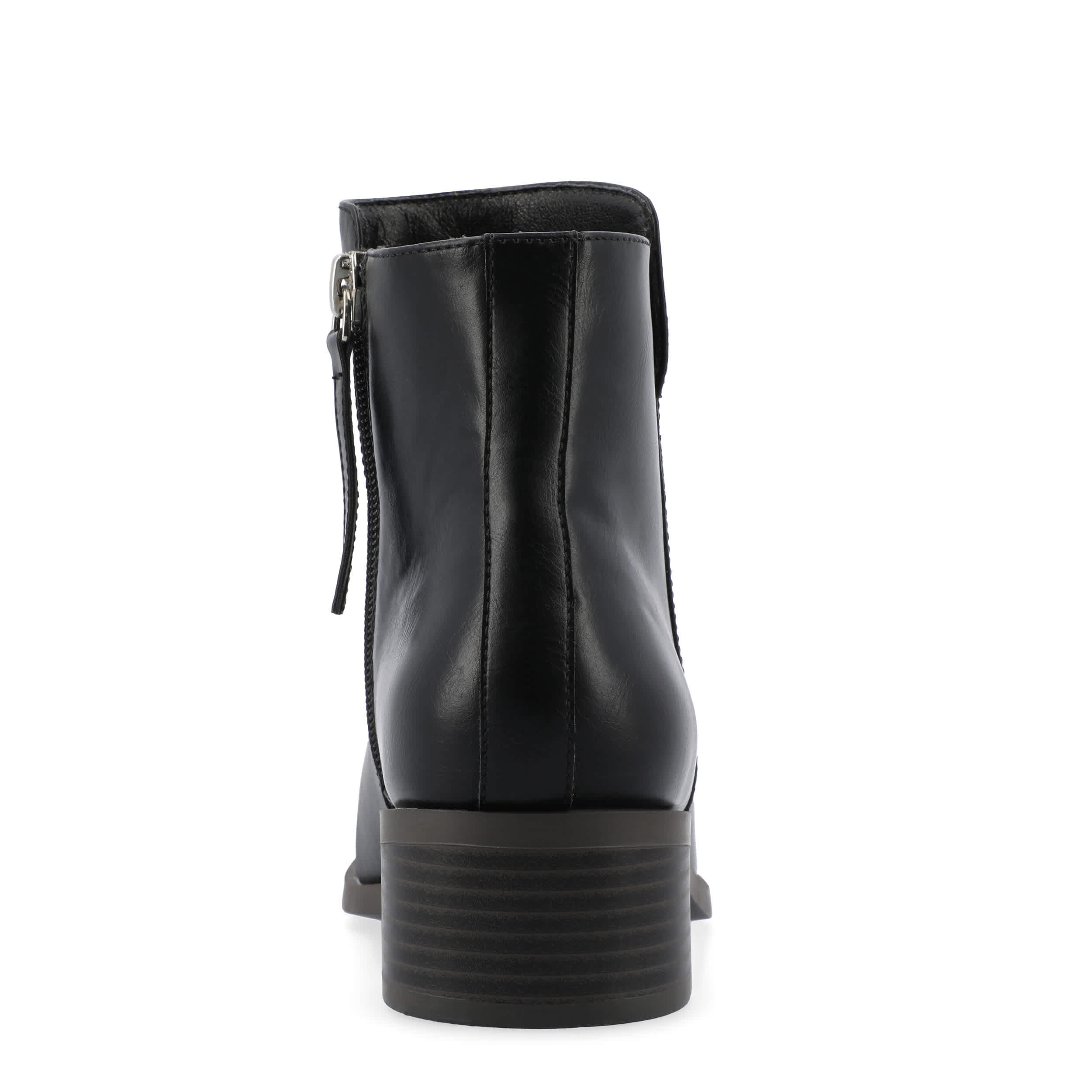 JOURNEE COLLECTION-WOMENS CAPPRI WIDE ANKLE BOOT-BLACK & 