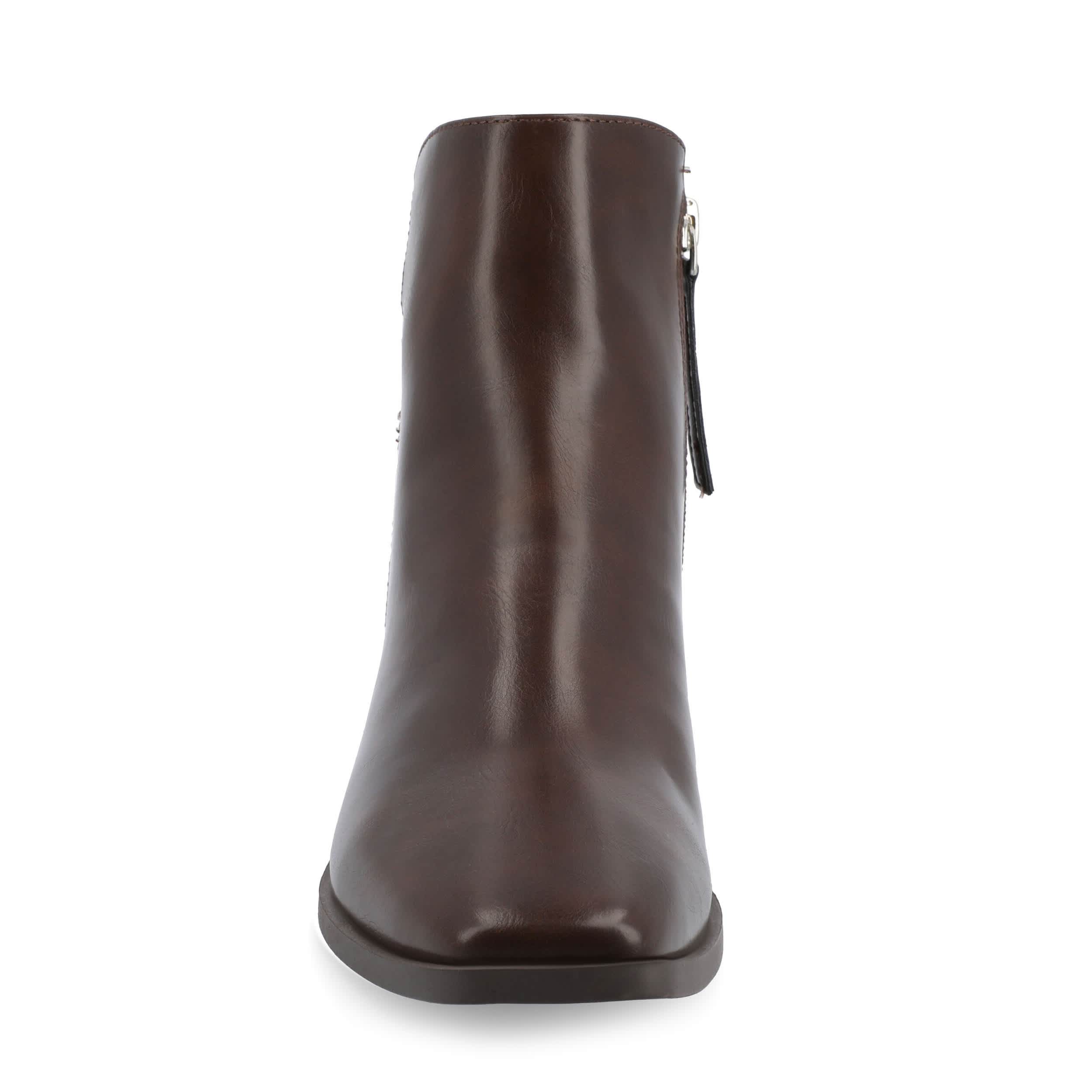 JOURNEE COLLECTION-WOMENS CAPPRI WIDE ANKLE BOOT-BROWN & 