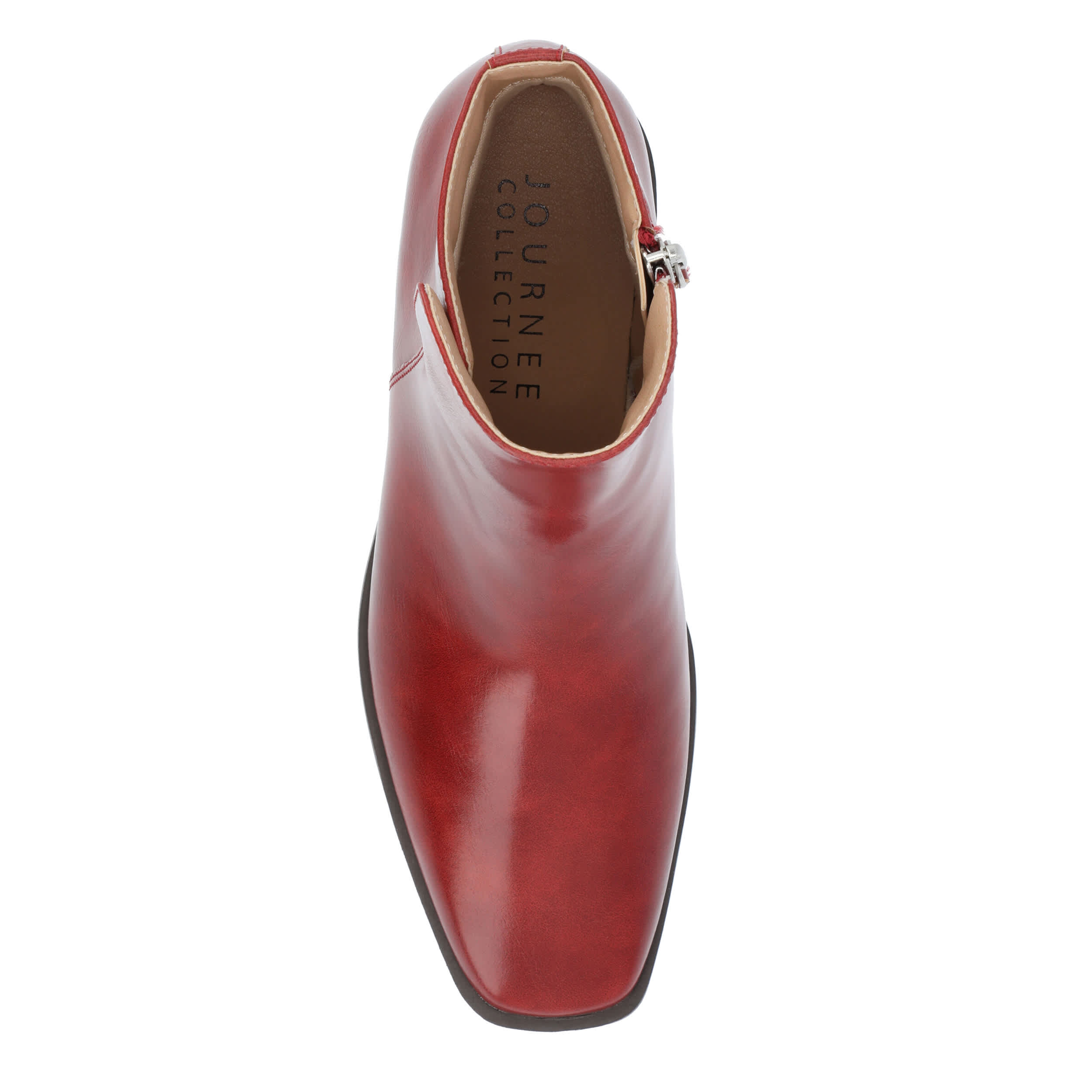 JOURNEE COLLECTION-WOMENS CAPPRI WIDE BOOT-RED & 