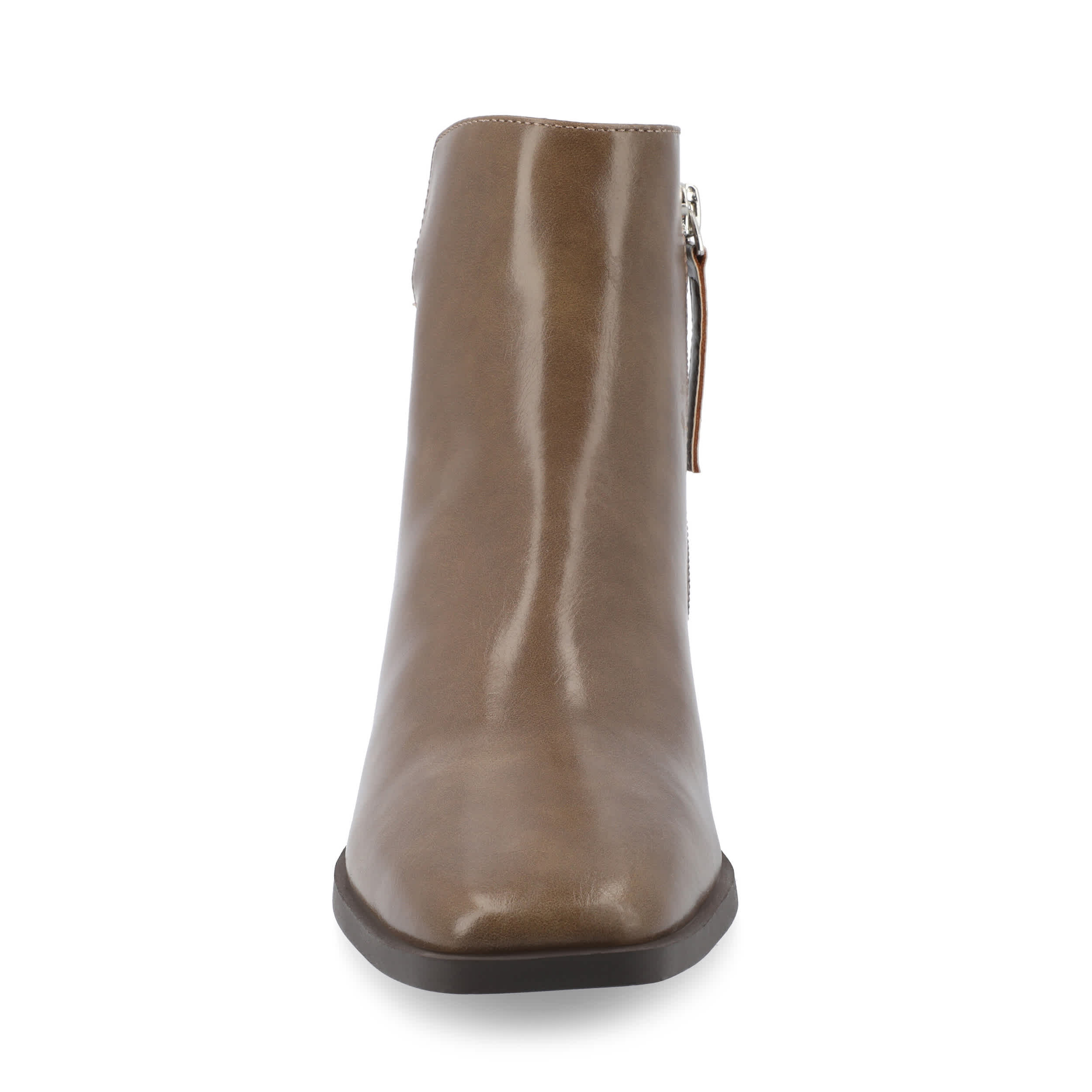 JOURNEE COLLECTION-WOMENS CAPPRI WIDE ANKLE BOOT-TAUPE & 