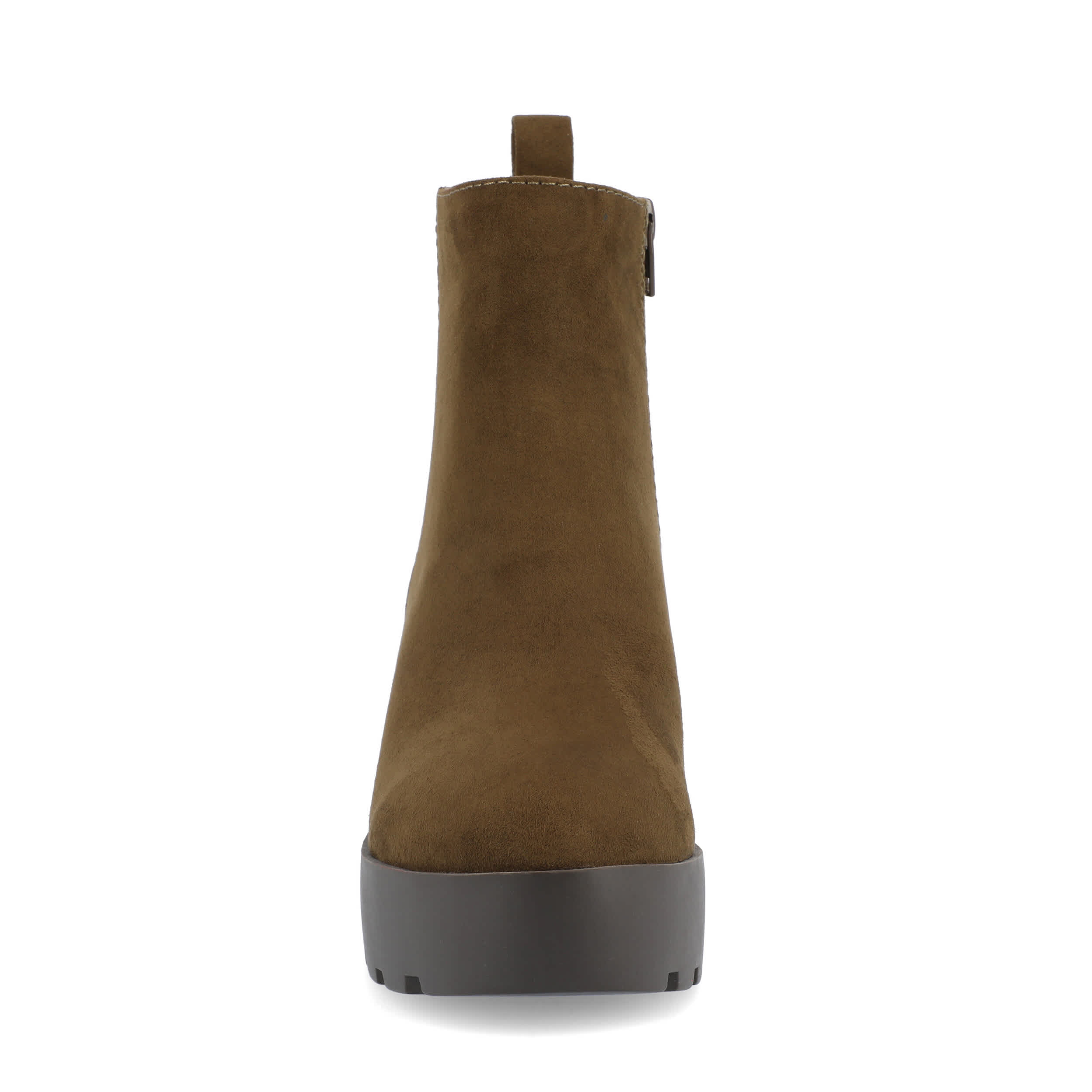JOURNEE COLLECTION-WOMENS CASSIDY BOOTIE-OLIVE & 