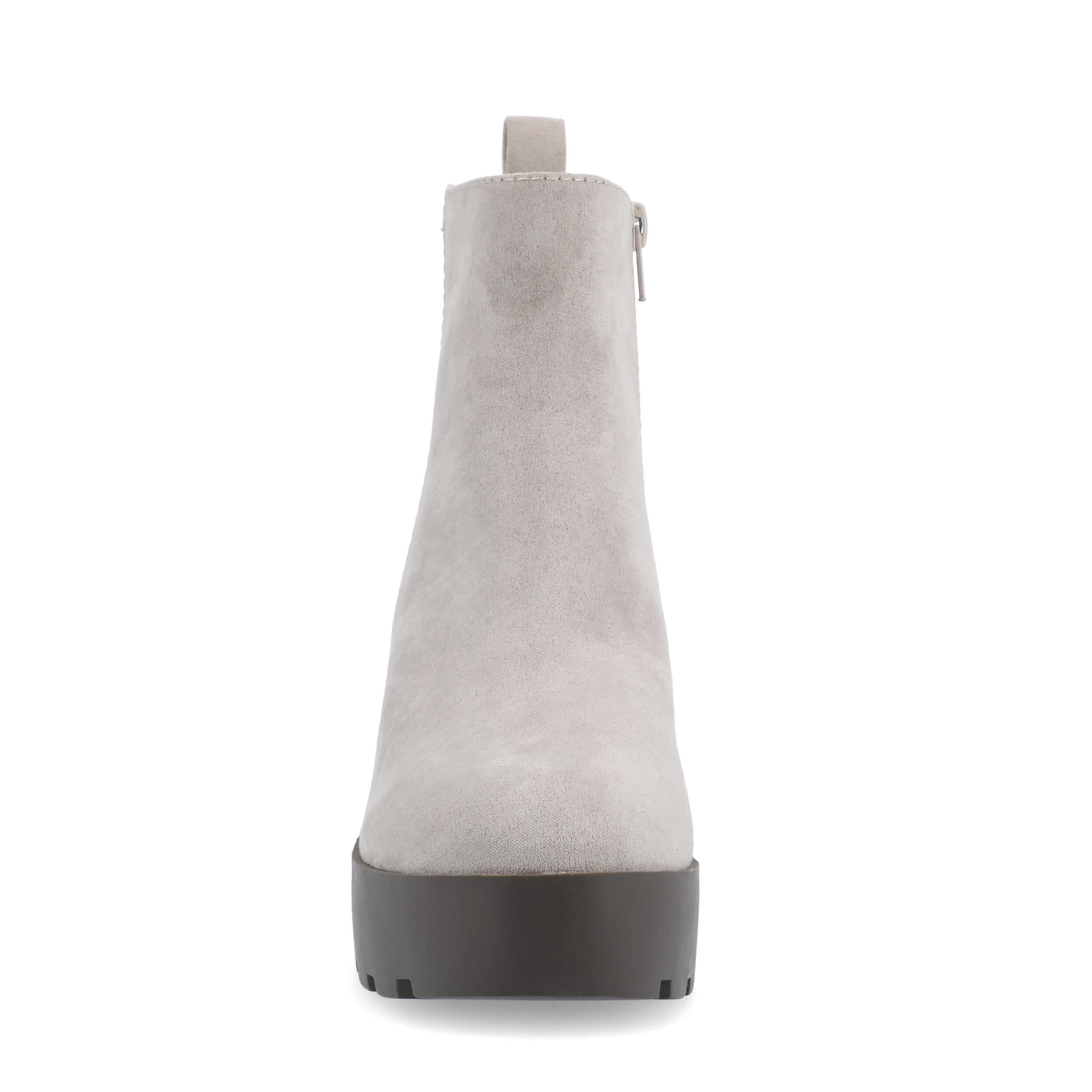 JOURNEE COLLECTION-WOMENS CASSIDY BOOTIE-GREY & 