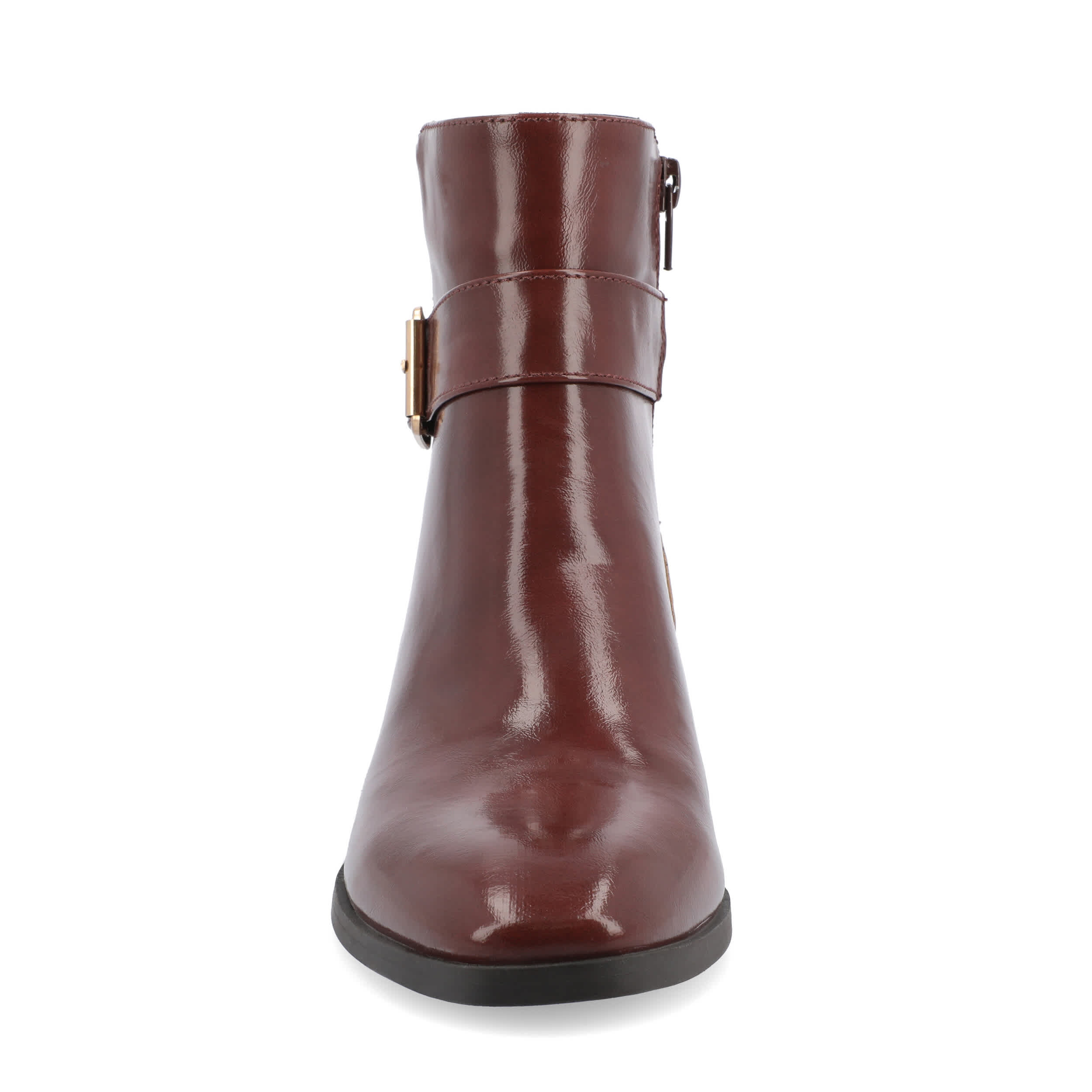 JOURNEE COLLECTION-WOMENS ELLEY BOOTIE-BROWN & 