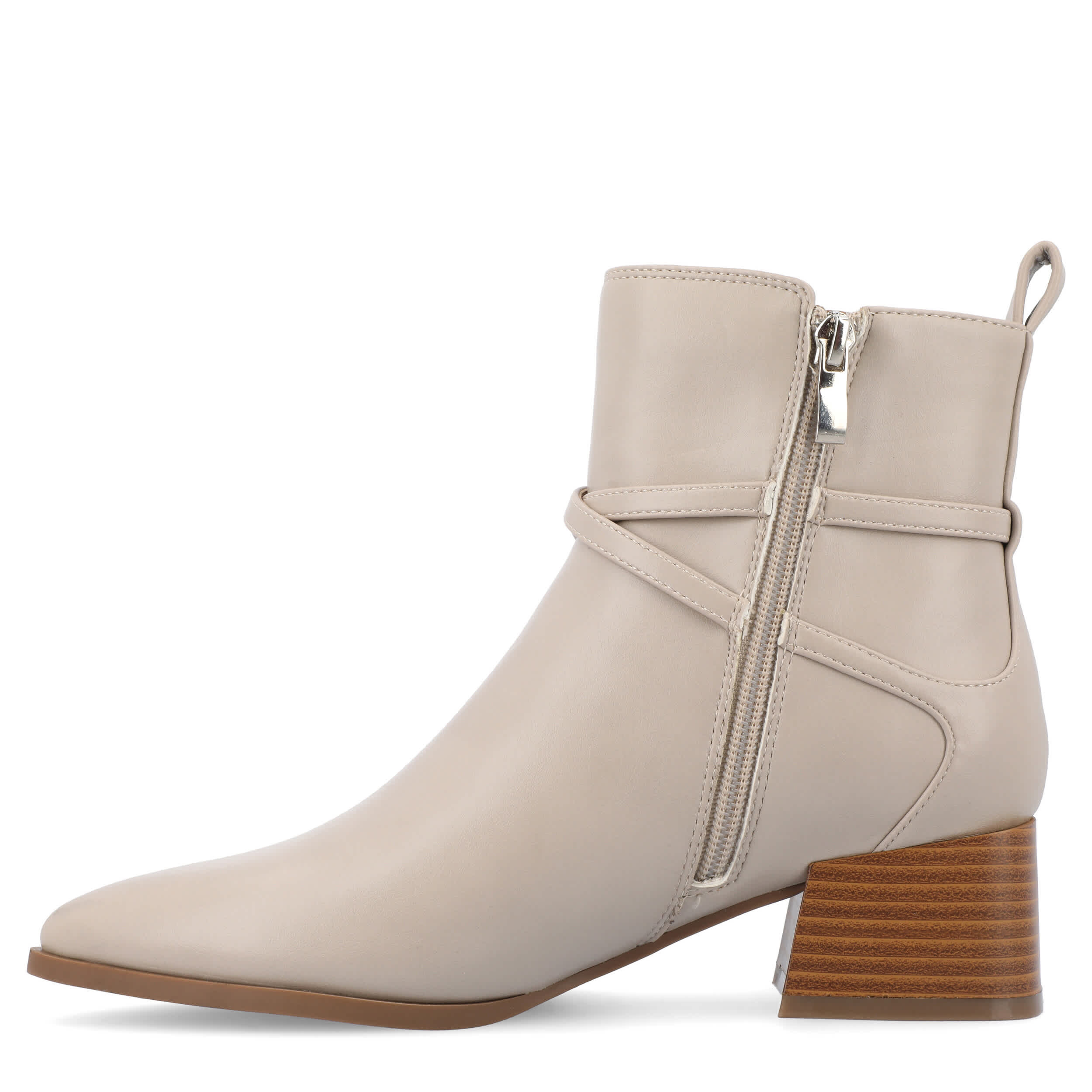 JOURNEE COLLECTION-WOMENS ESTELLE BOOTIE-GREY & 