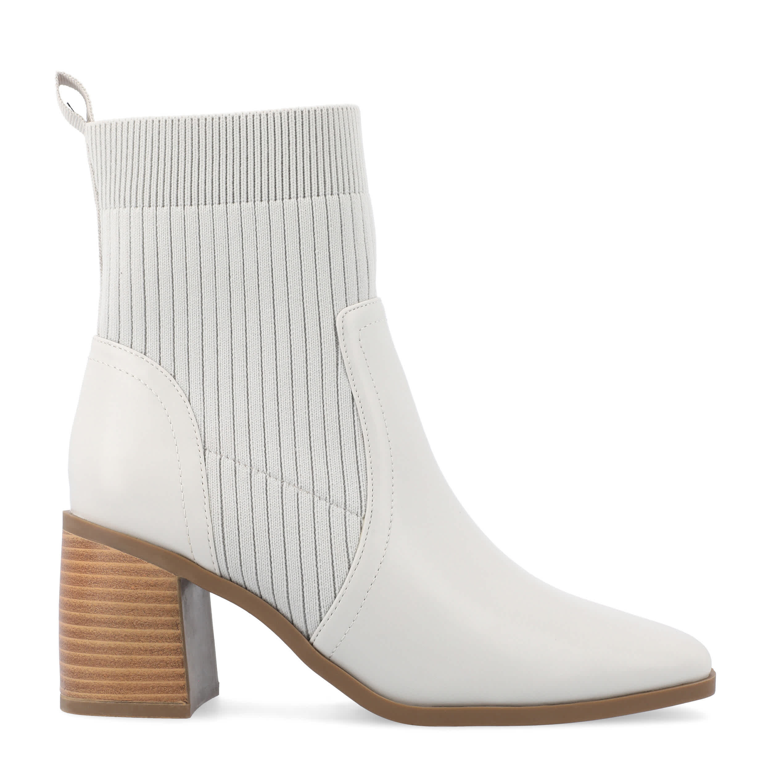 JOURNEE COLLECTION-WOMENS HARLOWE BOOTIE-STONE & 