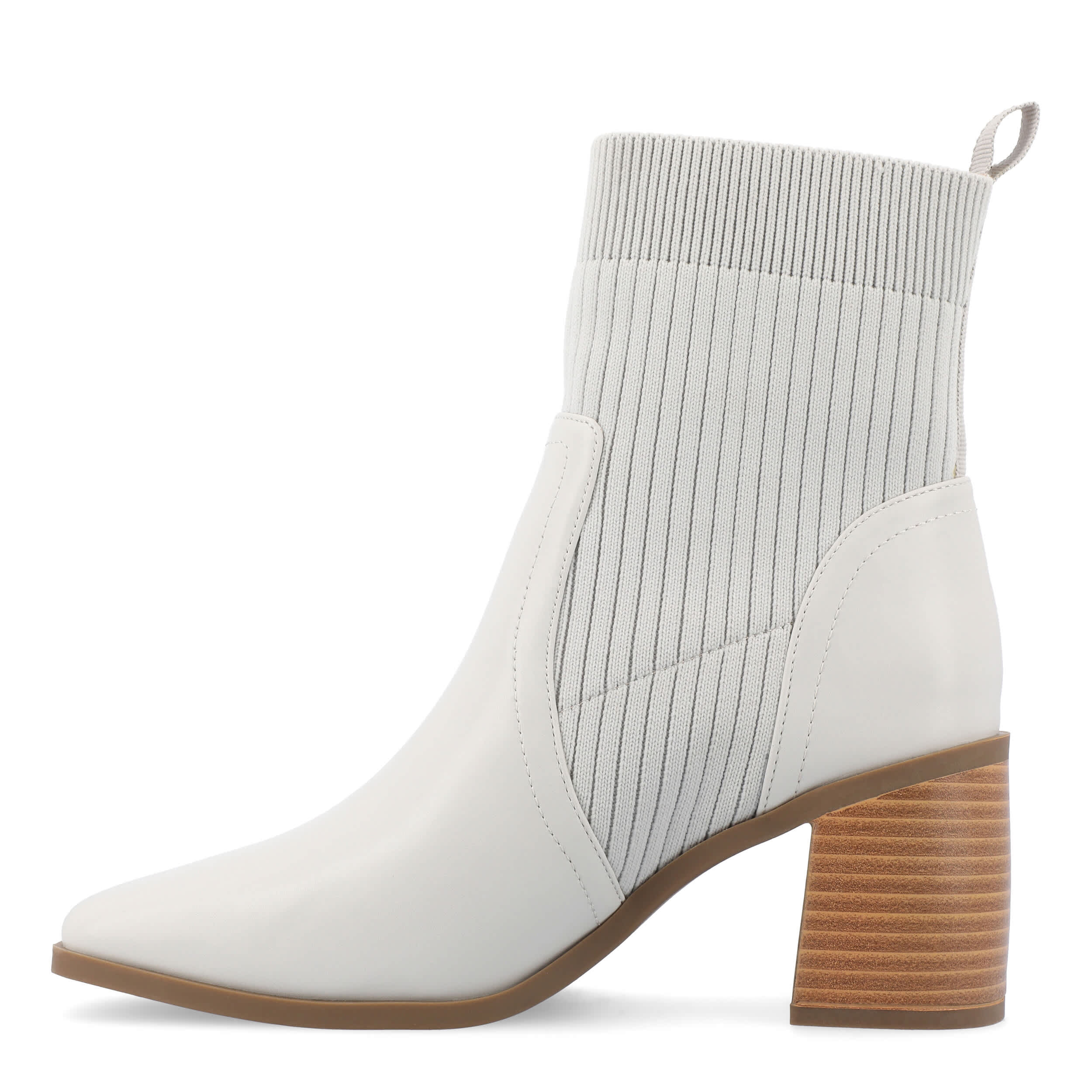JOURNEE COLLECTION-WOMENS HARLOWE BOOTIE-STONE & 