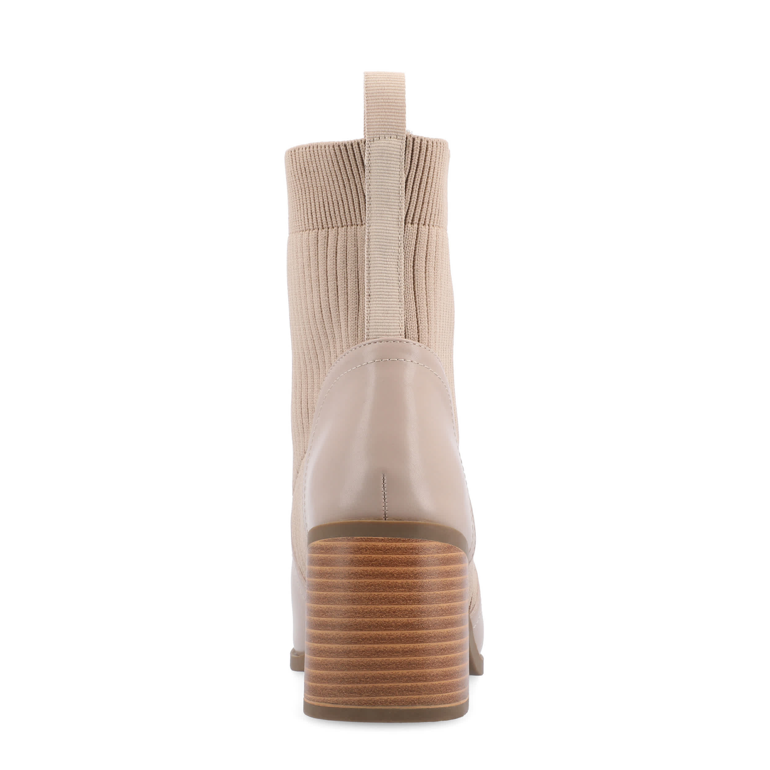 JOURNEE COLLECTION-WOMENS HARLOWE BOOTIE-TAUPE & 