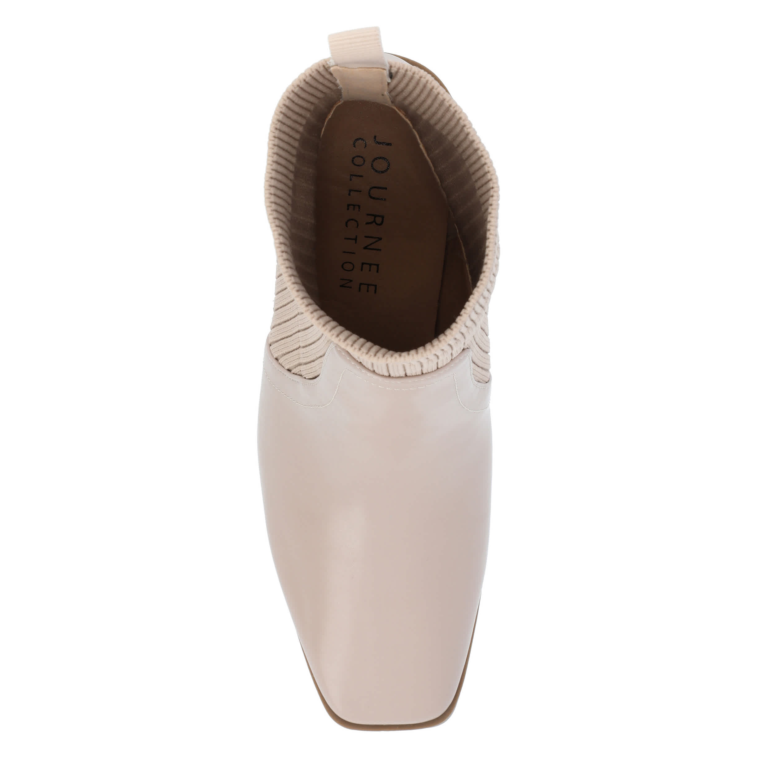 JOURNEE COLLECTION-WOMENS HARLOWE BOOTIE-TAUPE & 