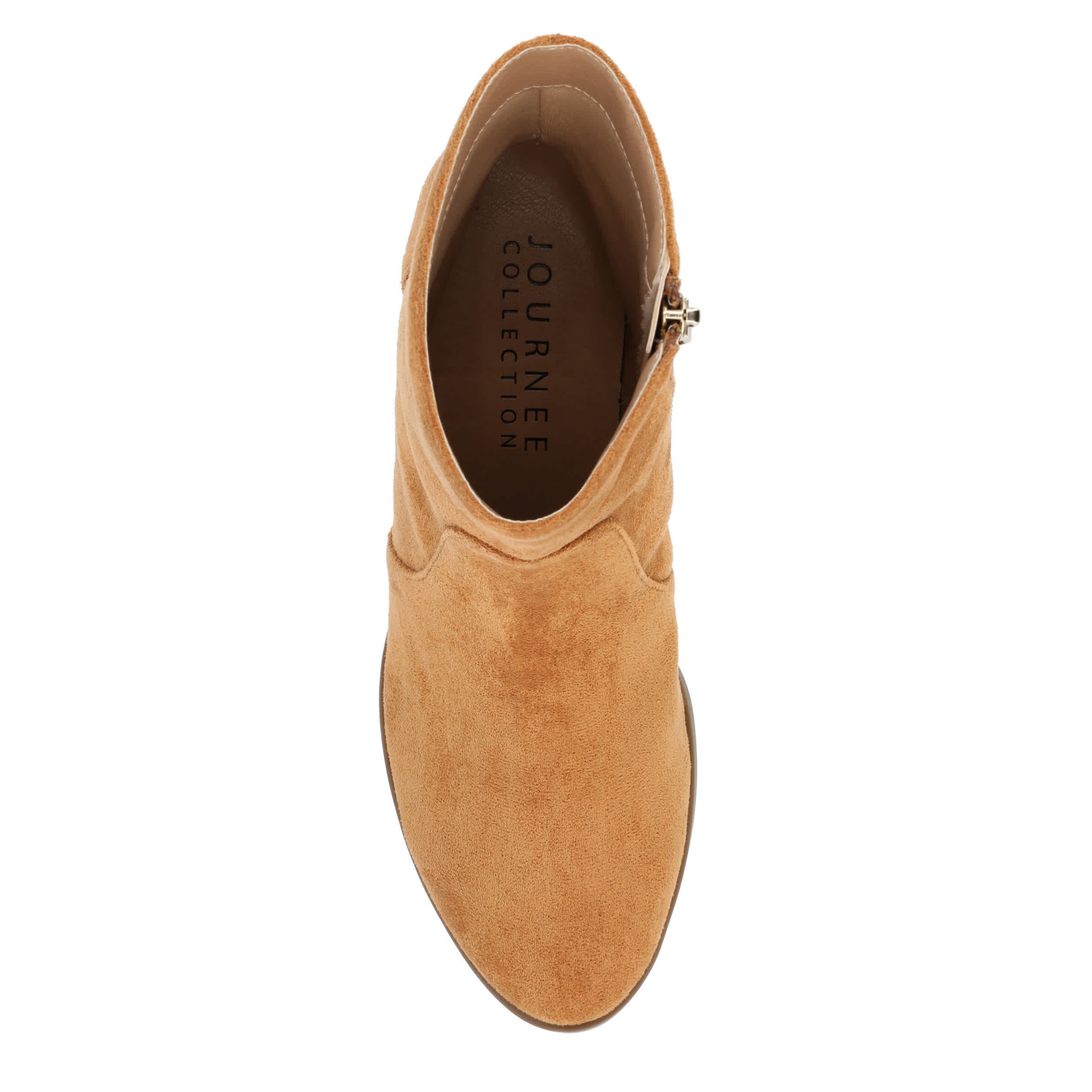 JOURNEE COLLECTION-WOMENS HAYVEN BOOTIE-COGNAC & 