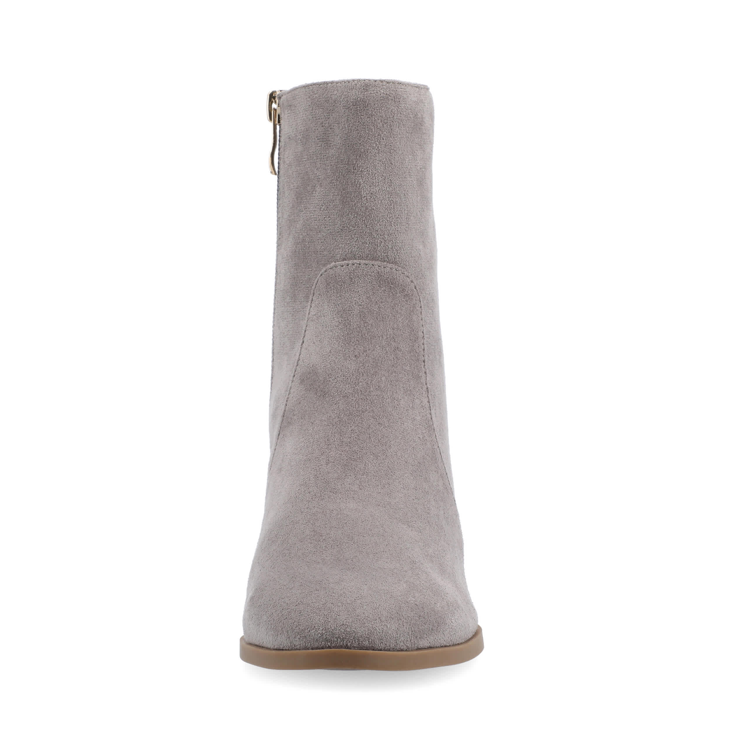 JOURNEE COLLECTION-WOMENS HAYVEN BOOTIE-GREY & 