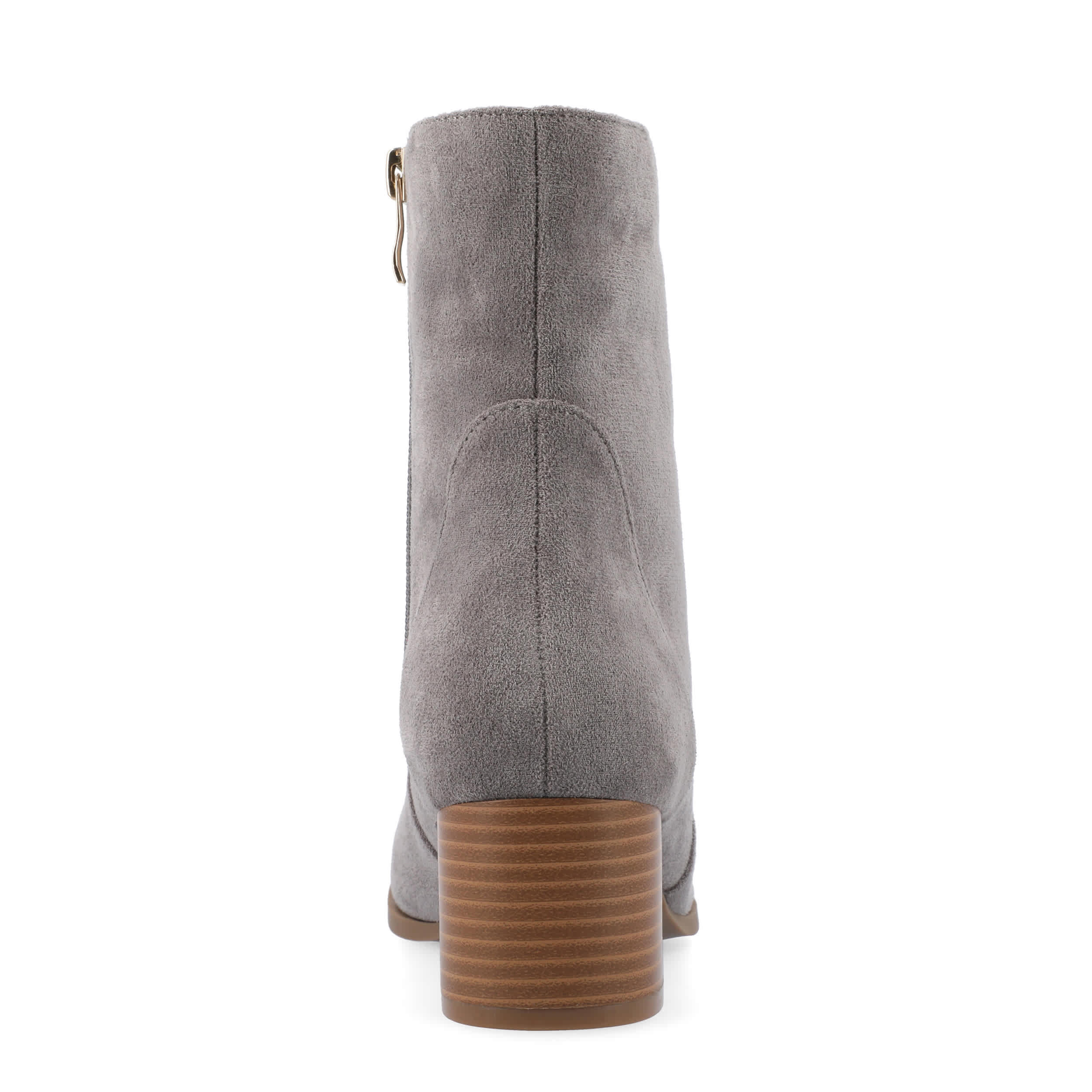 JOURNEE COLLECTION-WOMENS HAYVEN BOOTIE-GREY & 