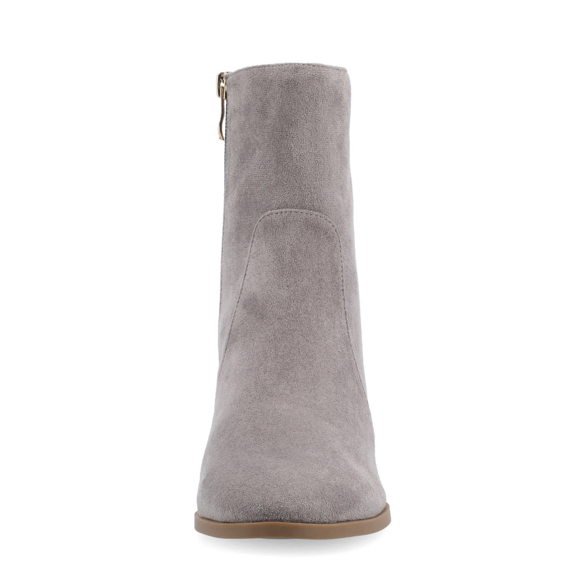 JOURNEE COLLECTION-WOMENS HAYVEN WIDE BOOTIE-GREY & 