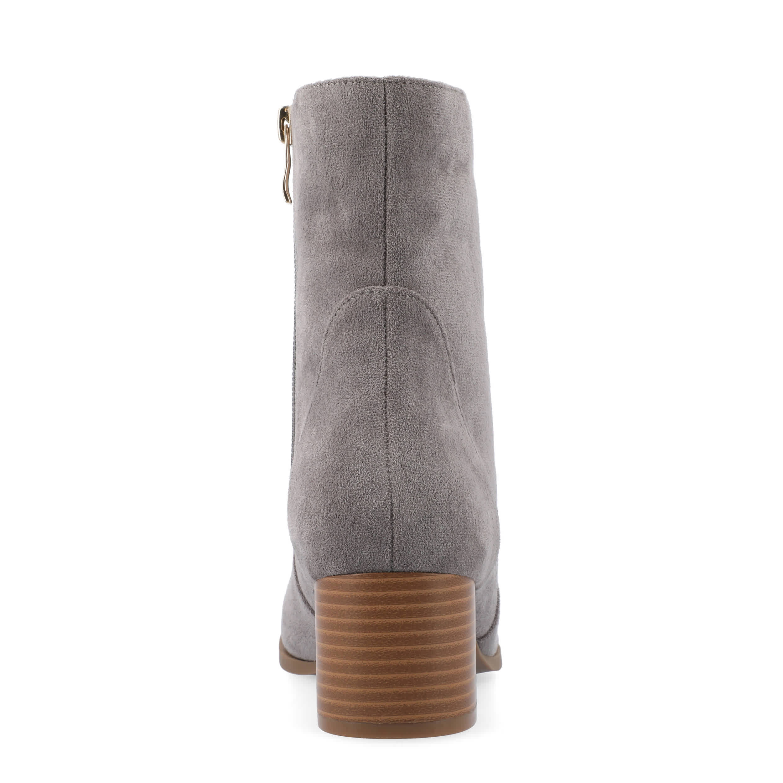 JOURNEE COLLECTION-WOMENS HAYVEN WIDE BOOTIE-GREY & 
