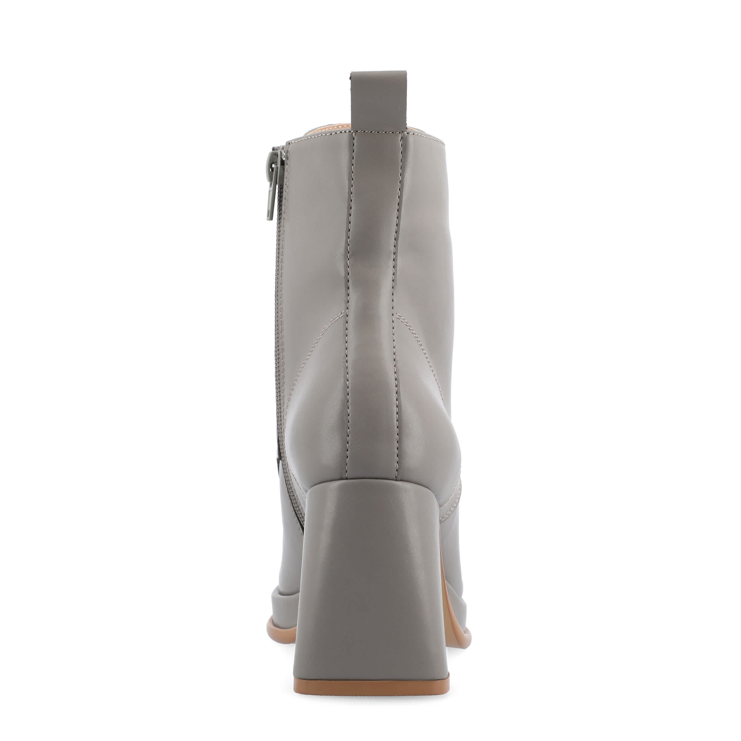 JOURNEE COLLECTION-WOMENS KALINDI LACE UP BOOT-GREY & 