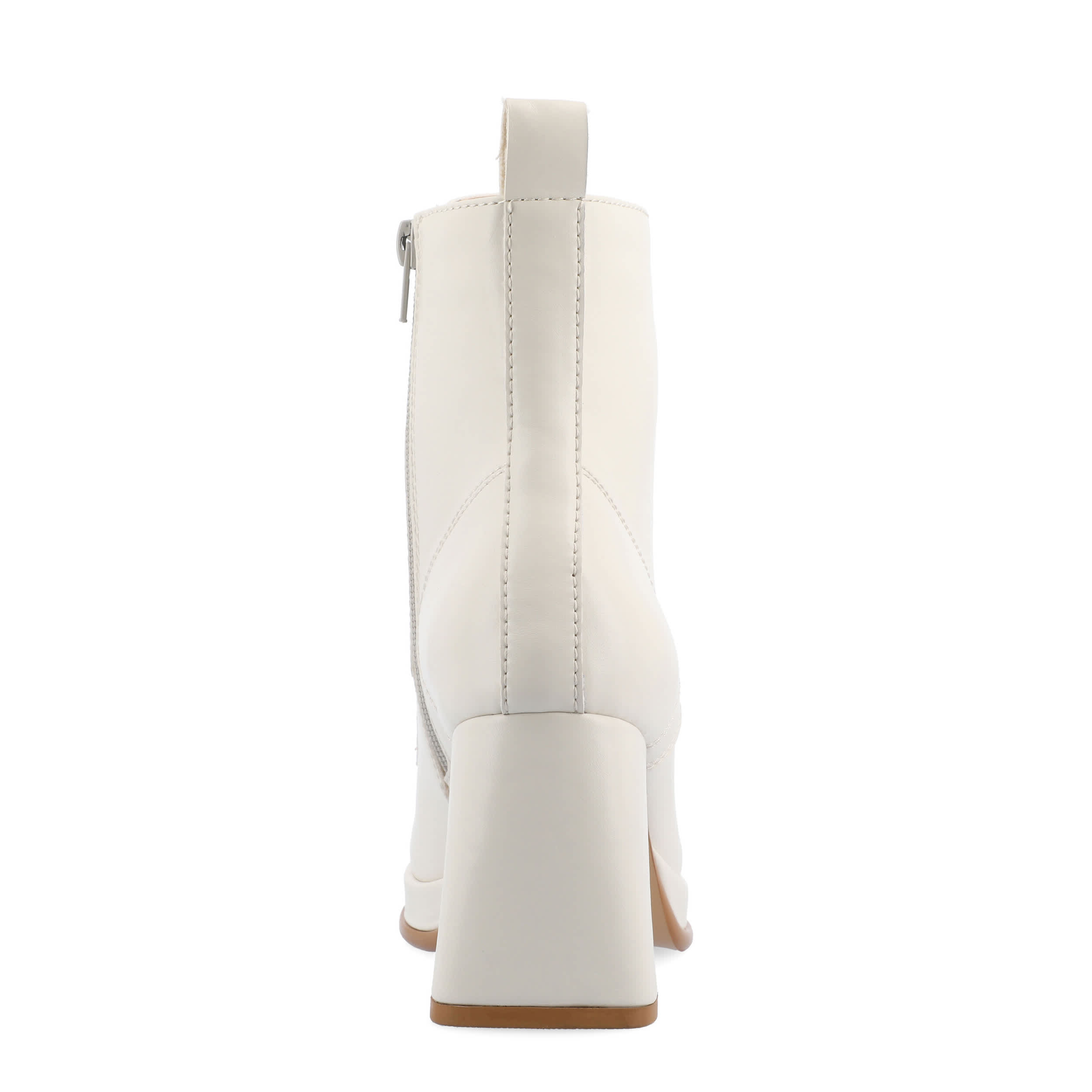 JOURNEE COLLECTION-WOMENS KALINDI LACE UP BOOT-BONE & 