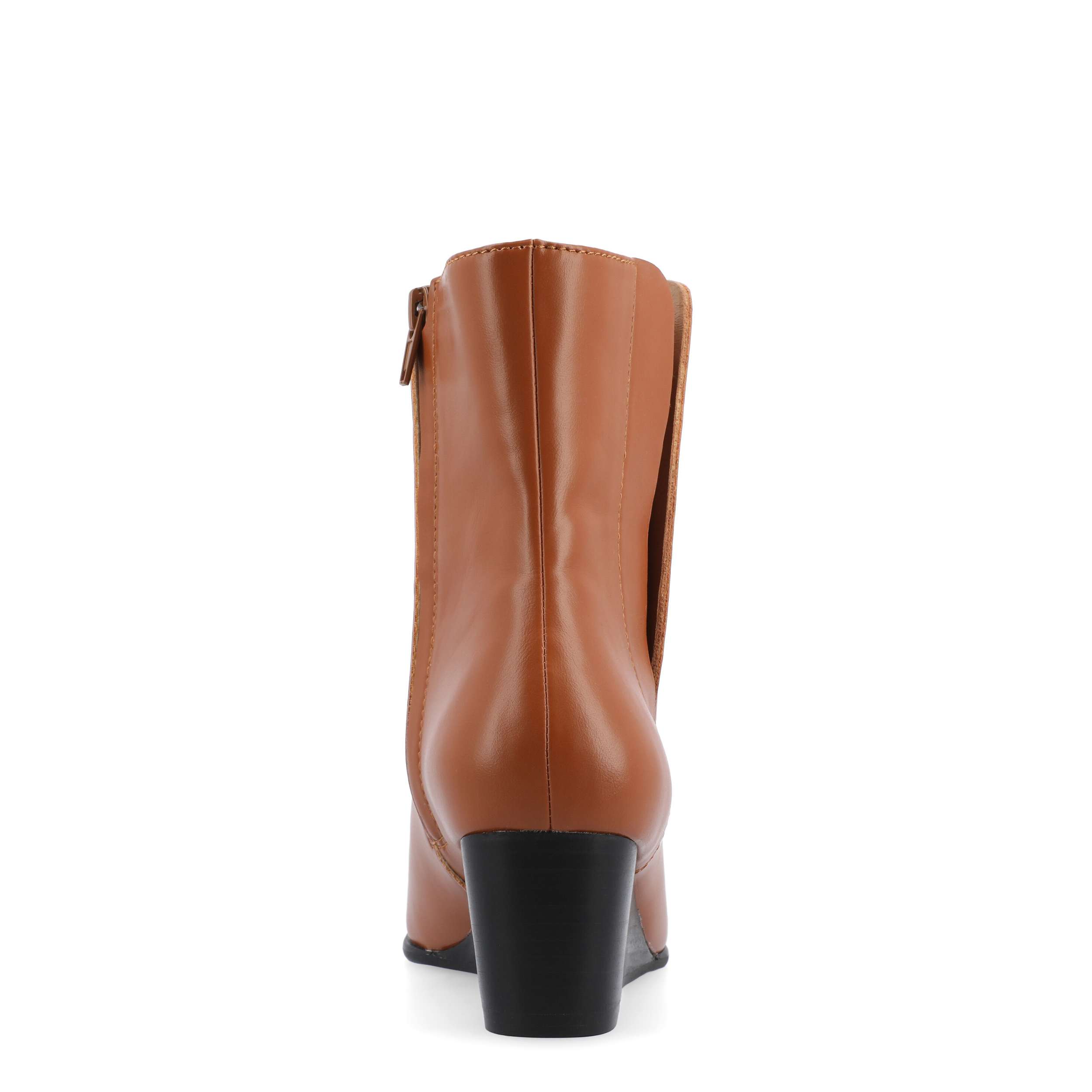 JOURNEE COLLECTION-WOMENS KYLO BOOTIE-COGNAC & 