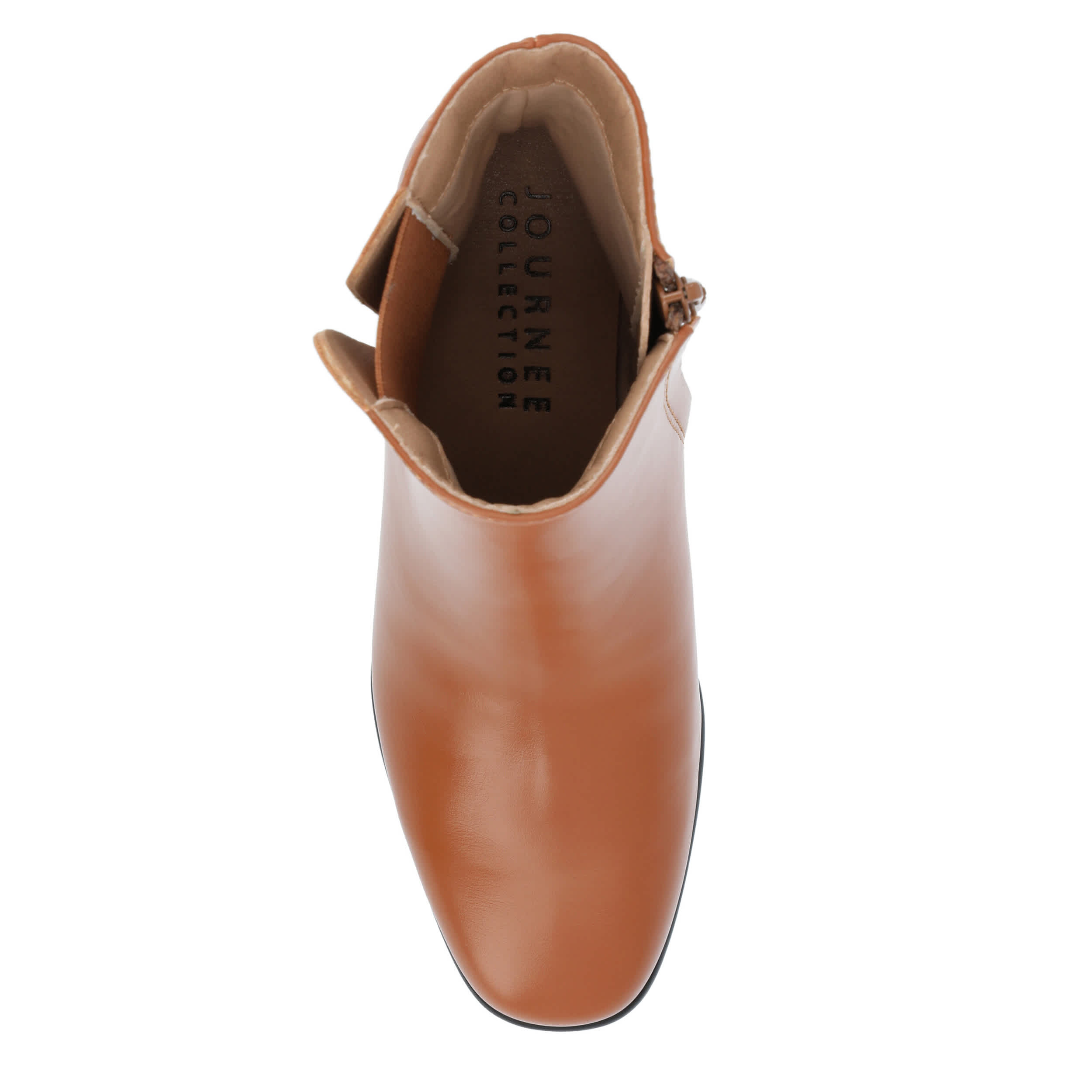 JOURNEE COLLECTION-WOMENS KYLO BOOTIE-COGNAC & 