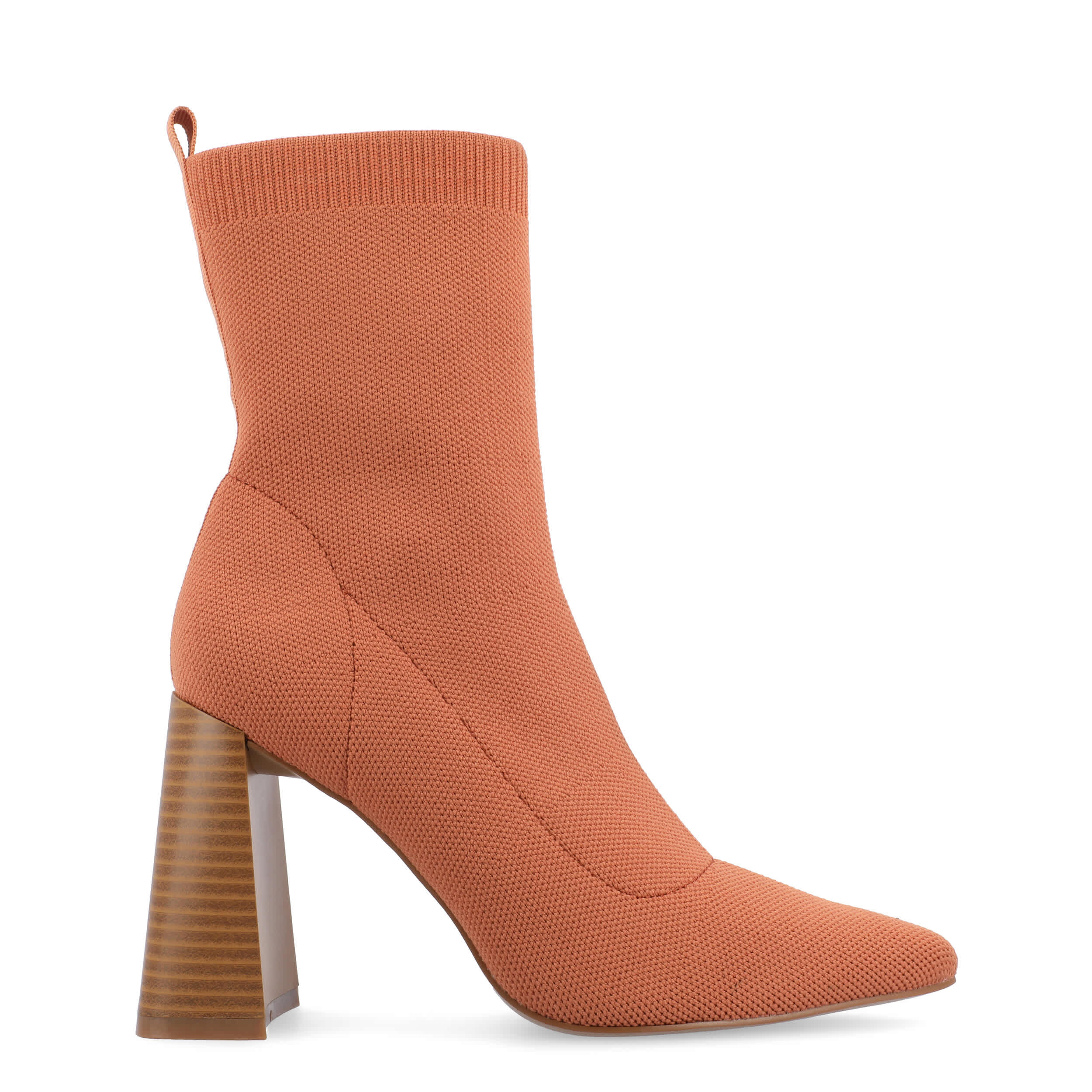 JOURNEE COLLECTION-WOMENS NORALINN BOOTIE-RUST & 