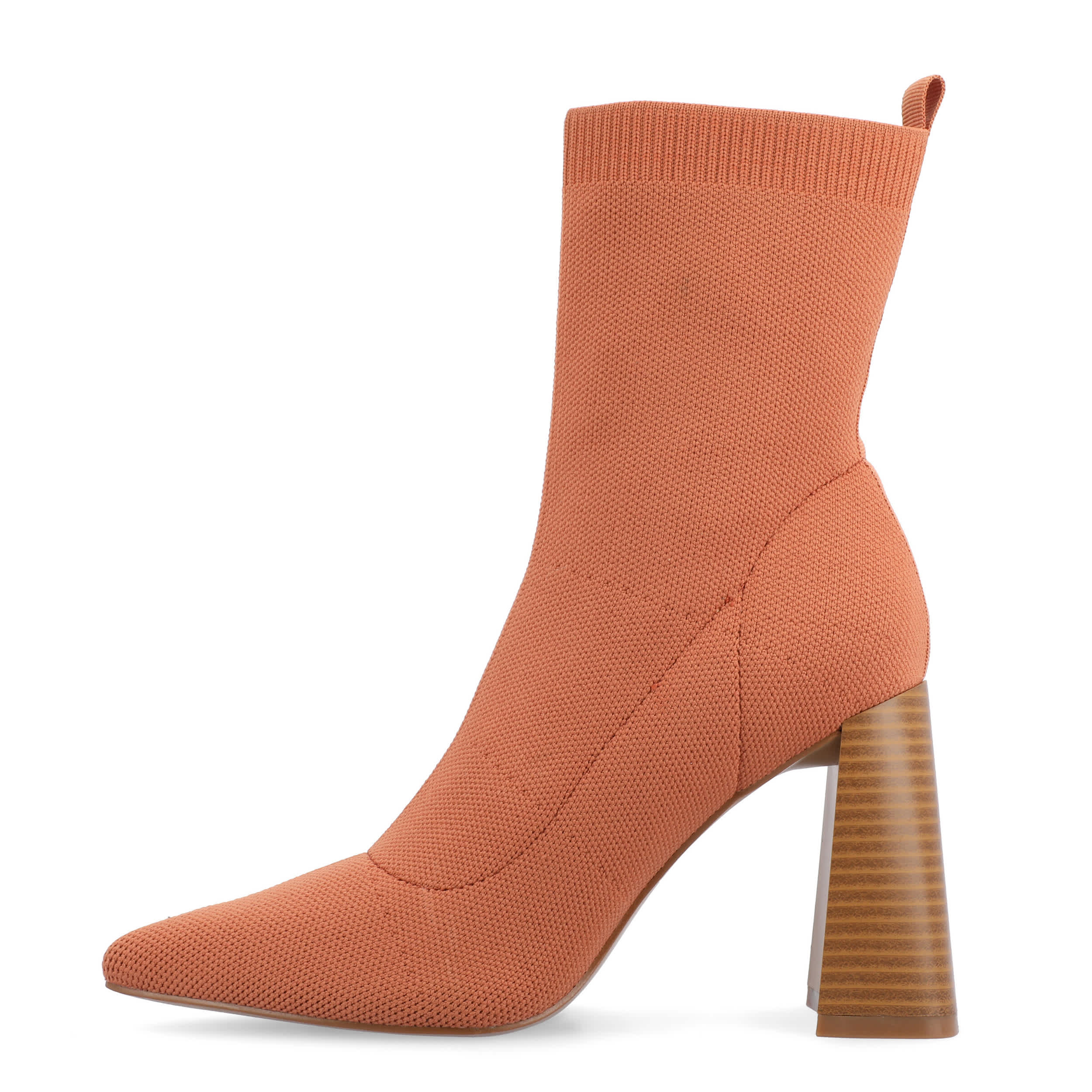 JOURNEE COLLECTION-WOMENS NORALINN BOOTIE-RUST & 