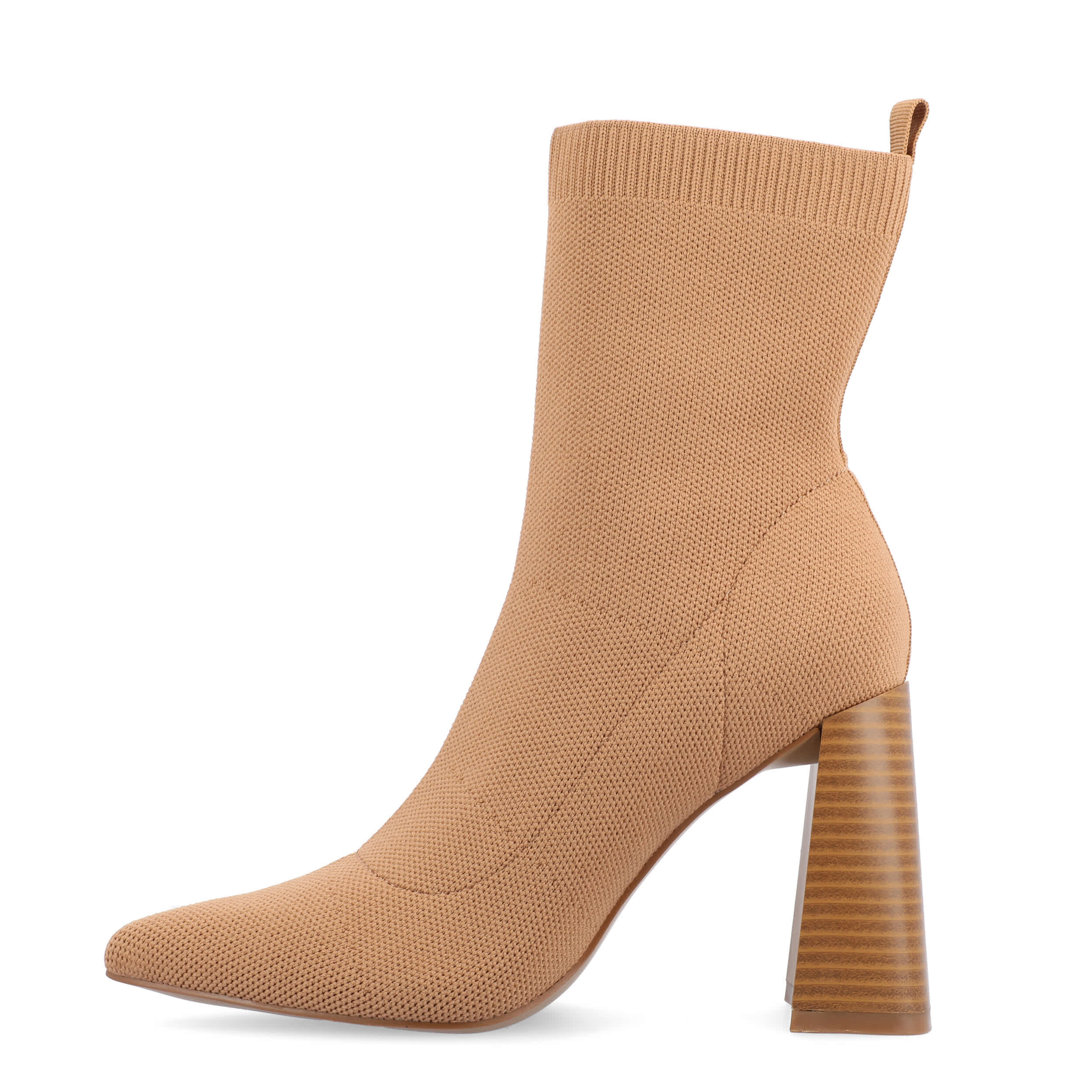 JOURNEE COLLECTION-WOMENS NORALINN WIDE BOOTIE-TAN & 