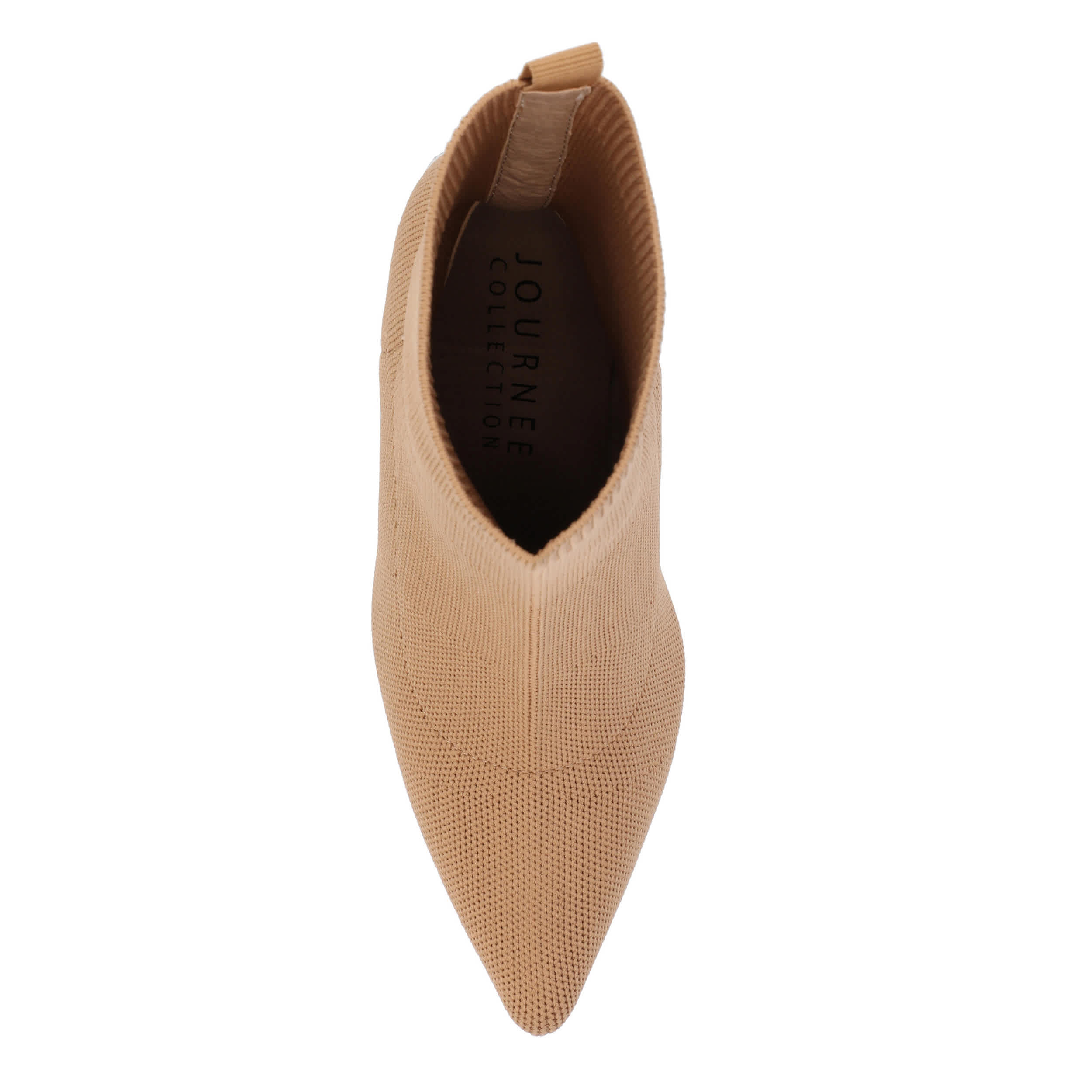 JOURNEE COLLECTION-WOMENS NORALINN WIDE BOOTIE-TAN & 