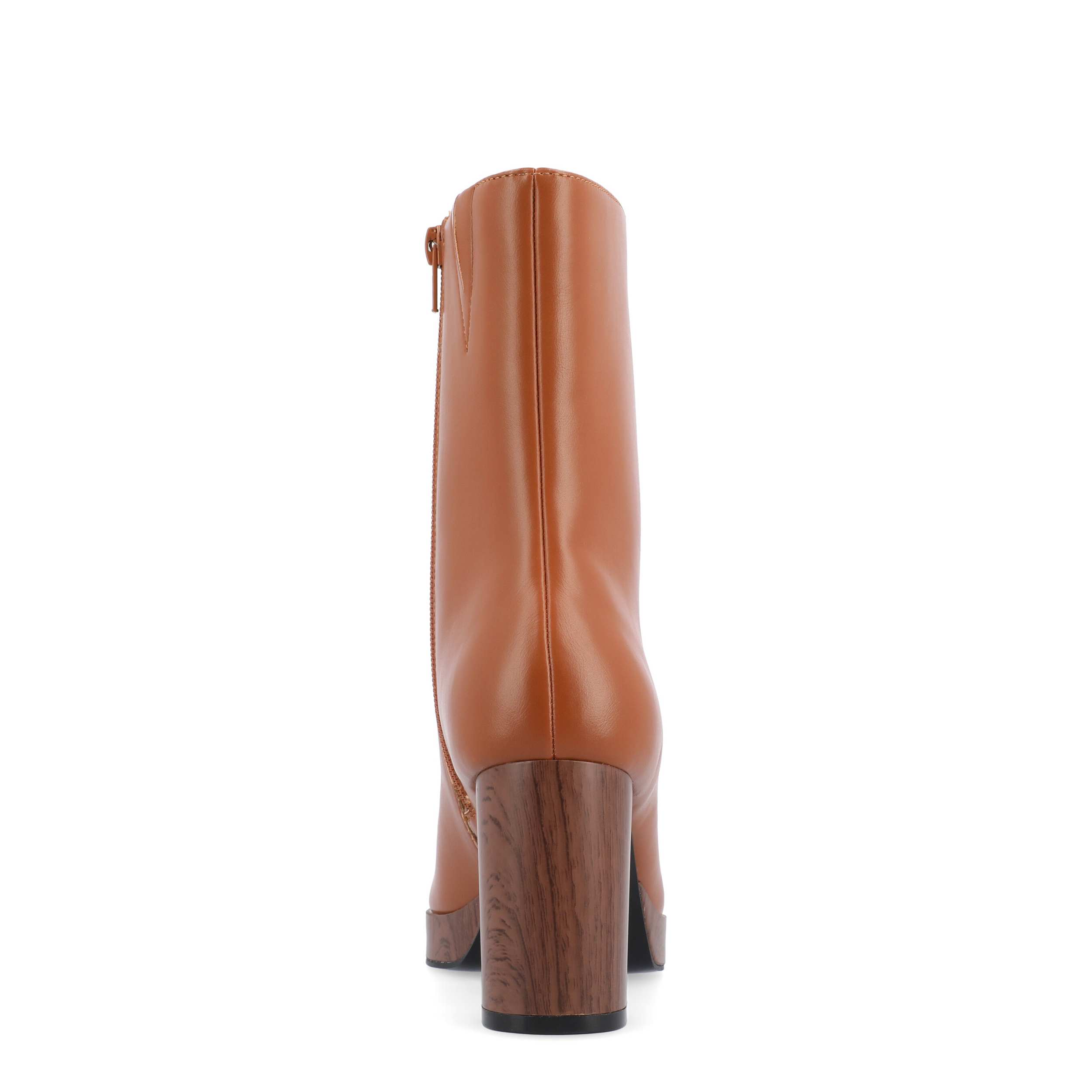 JOURNEE COLLECTION-WOMENS ROMER WIDE BOOTIE-COGNAC & 
