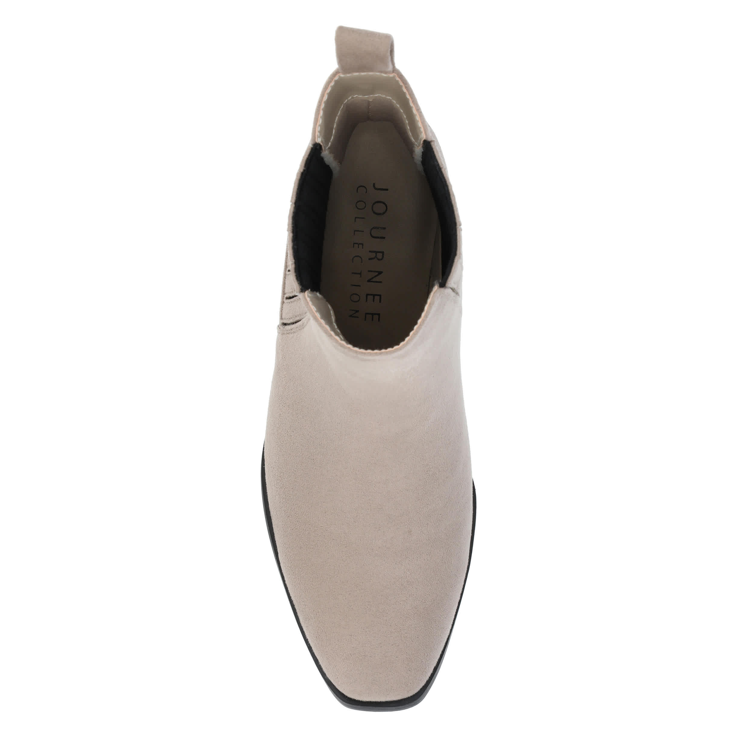 JOURNEE COLLECTION-WOMENS WRENLEY BOOTIE-TAUPE & 
