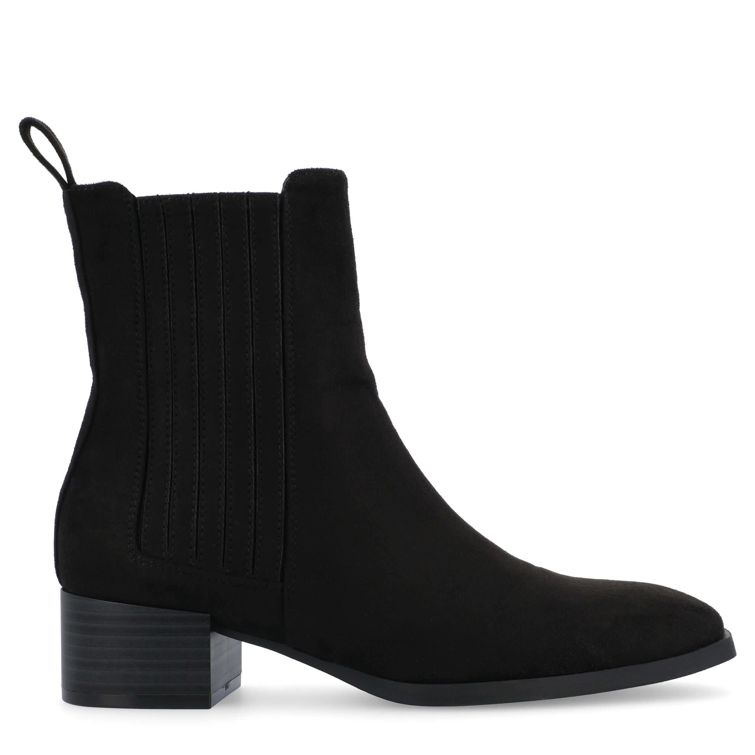 JOURNEE COLLECTION-WOMENS WRENLEY BOOTIE-BLACK & 