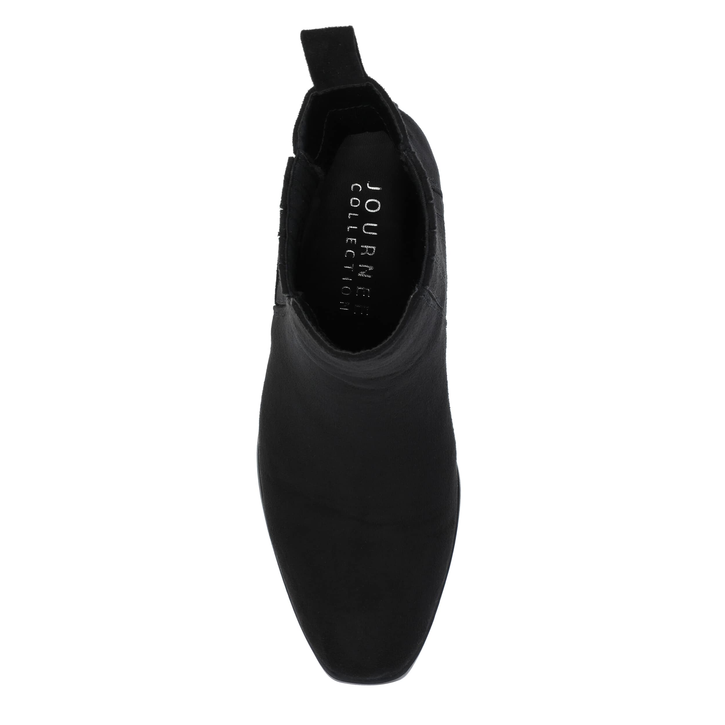 JOURNEE COLLECTION-WOMENS WRENLEY BOOTIE-BLACK & 
