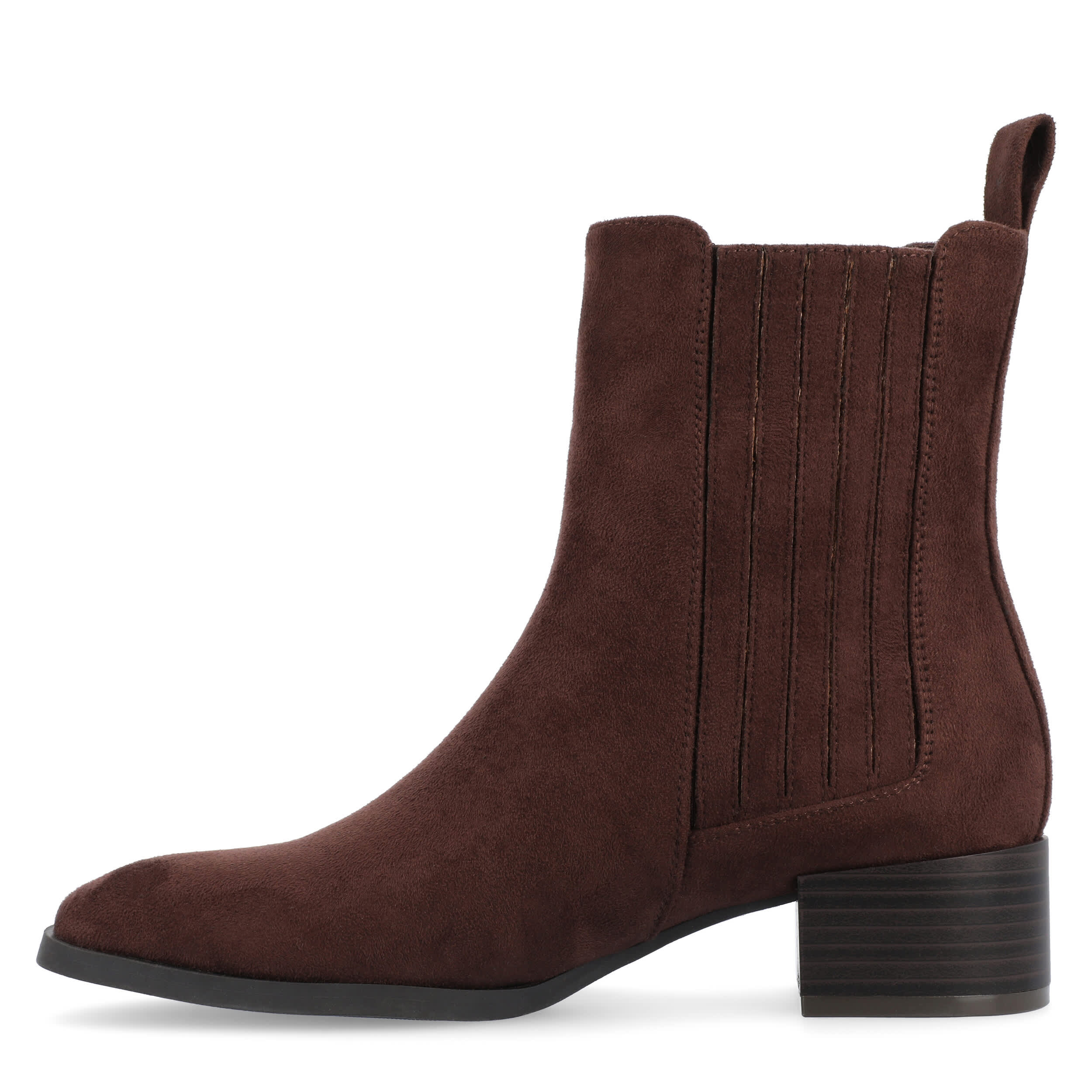 JOURNEE COLLECTION-WOMENS WRENLEY BOOTIE-BROWN & 
