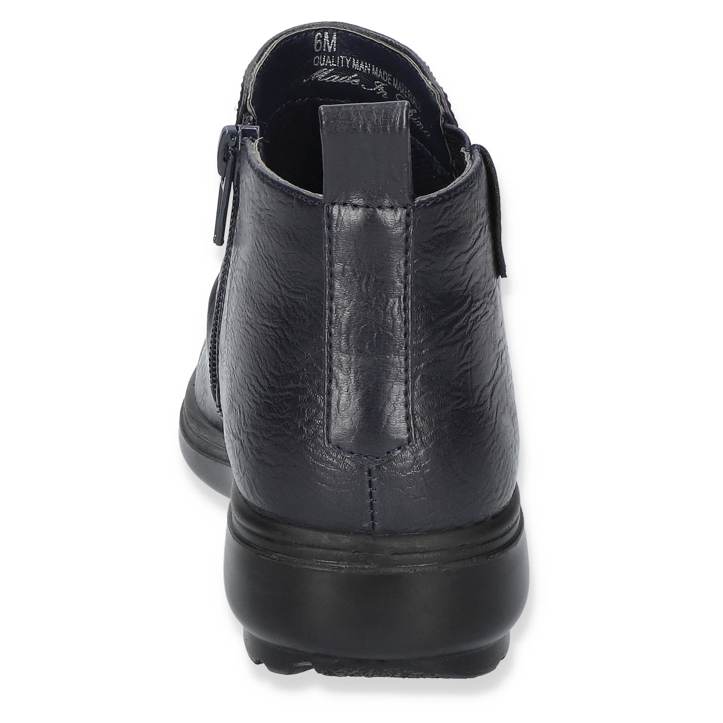 EASY STREET-WOMENS ARIADNE ANKLE BOOT-NAVY & 