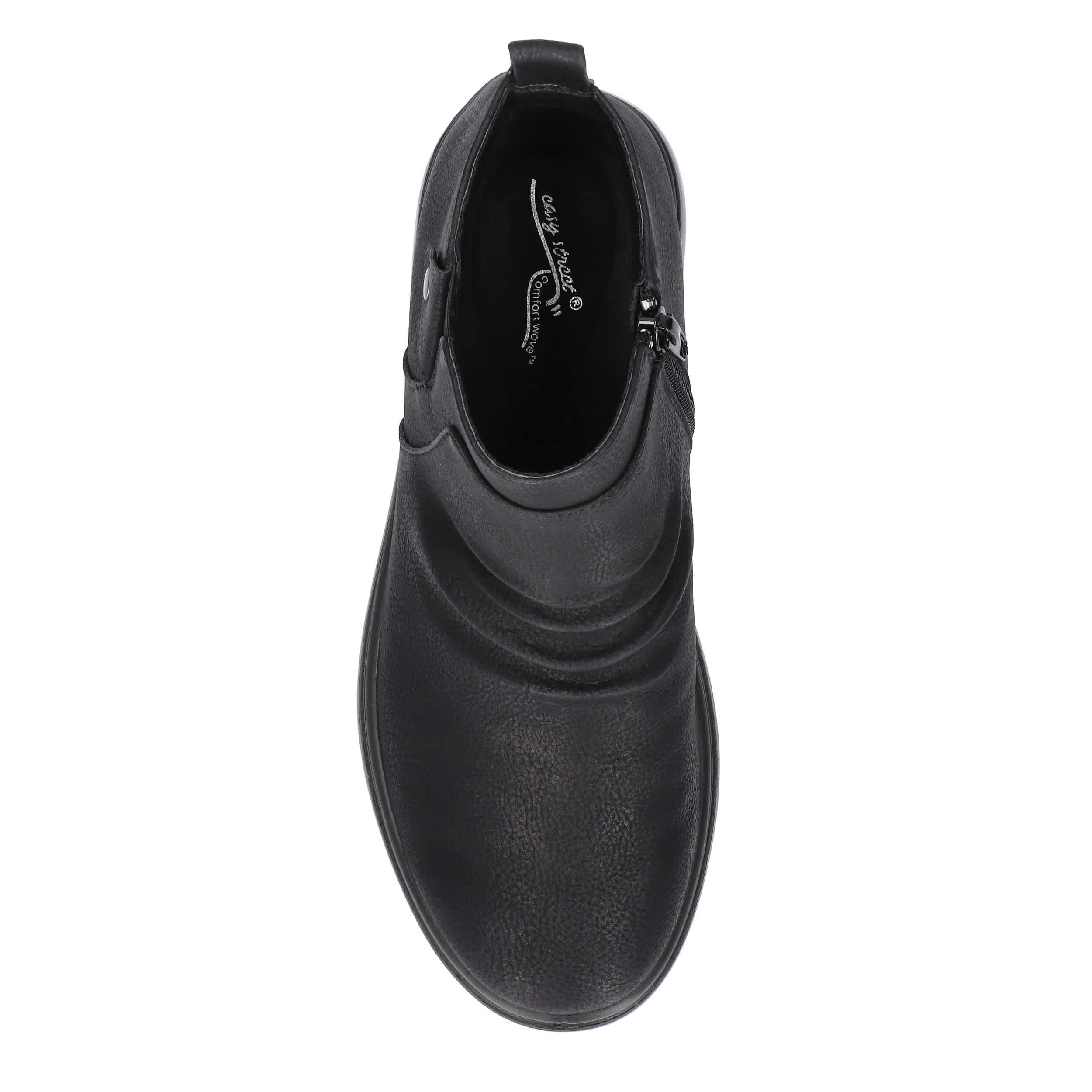 EASY STREET-WOMENS ARIADNE ANKLE BOOT-BLACK & 