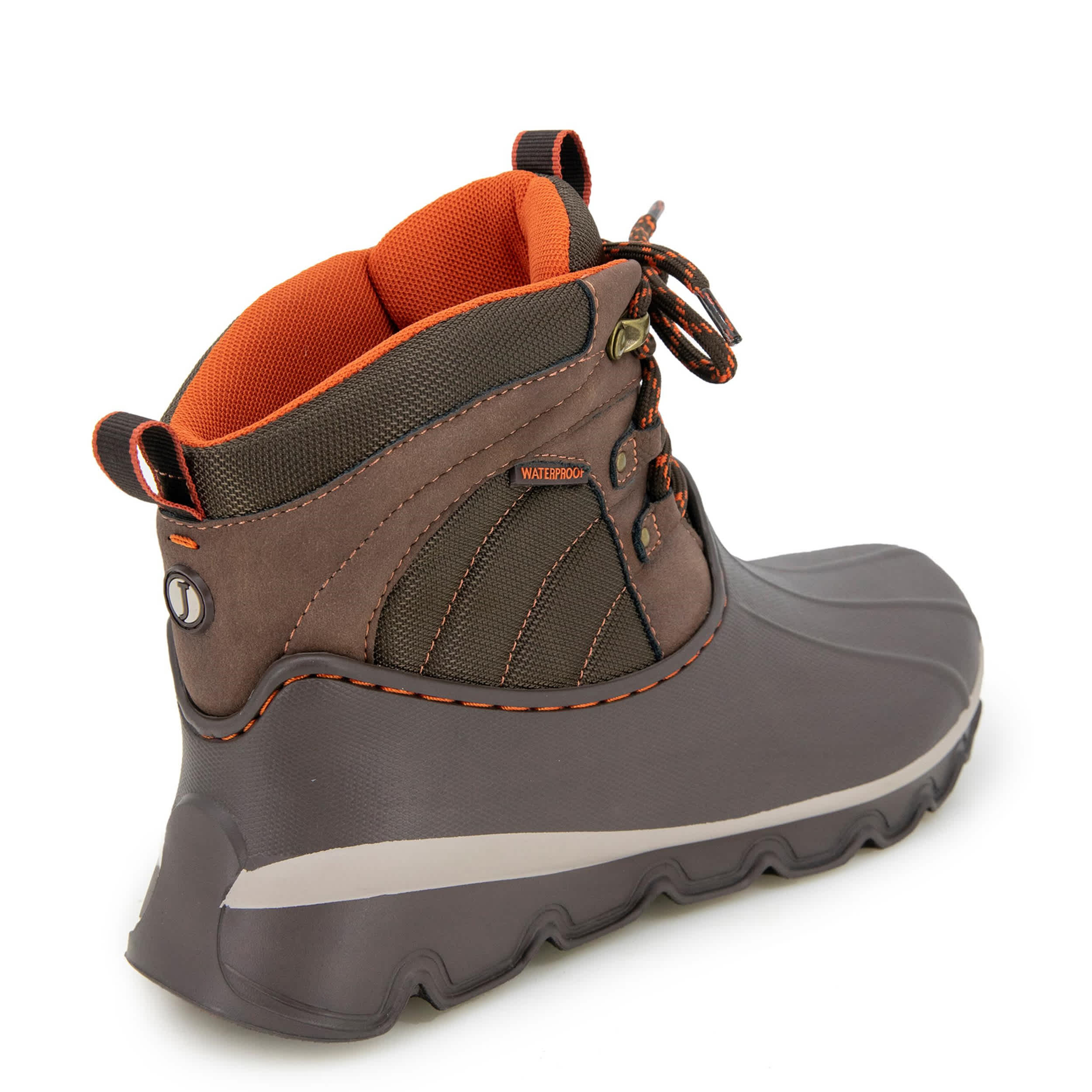 JAMBU-WOMENS HURRICANE WATERPROOF BOOT-DARK BROWN & 