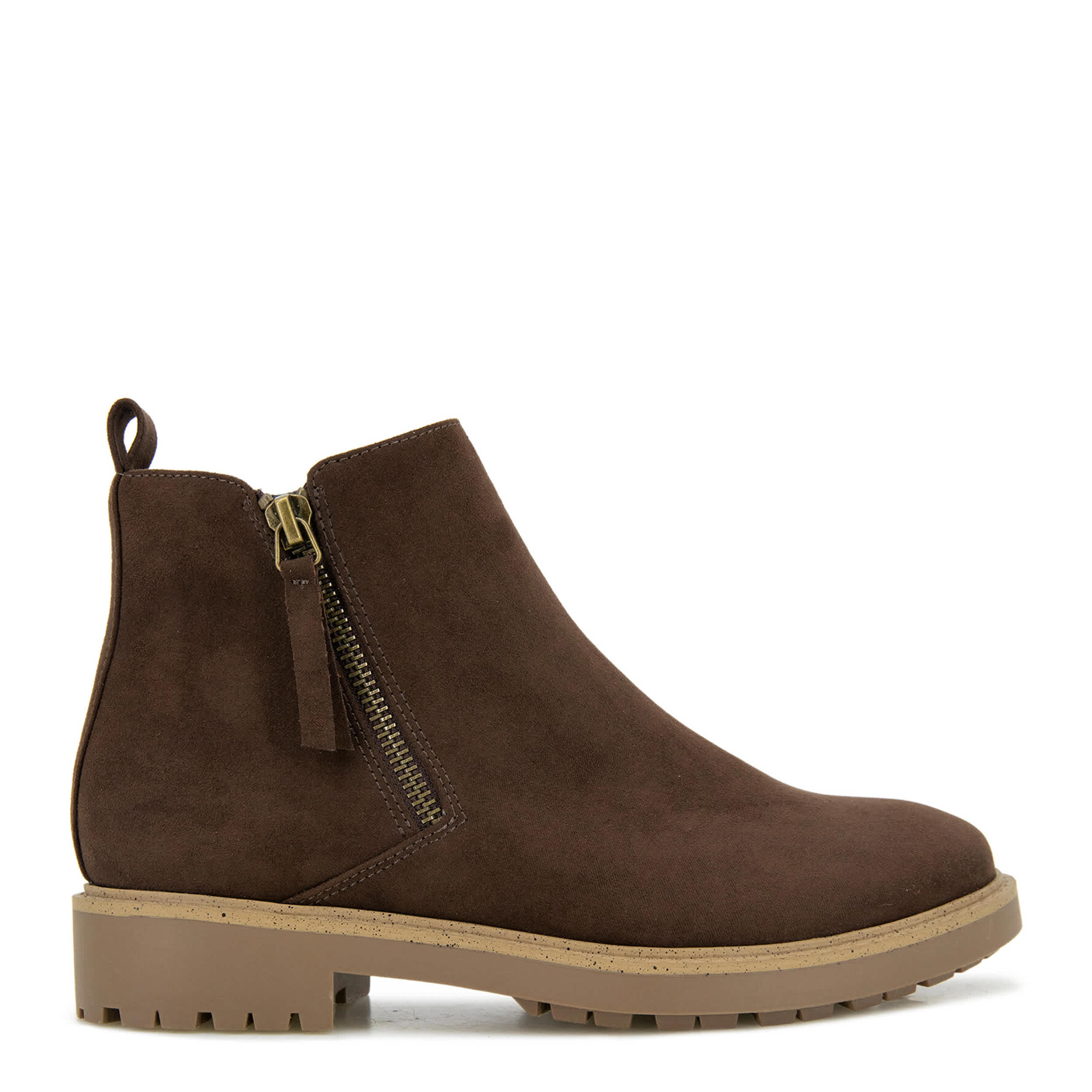 VIDA SHOES-WOMENS VIDA CASUAL SASSIE-DARK BROWN & 